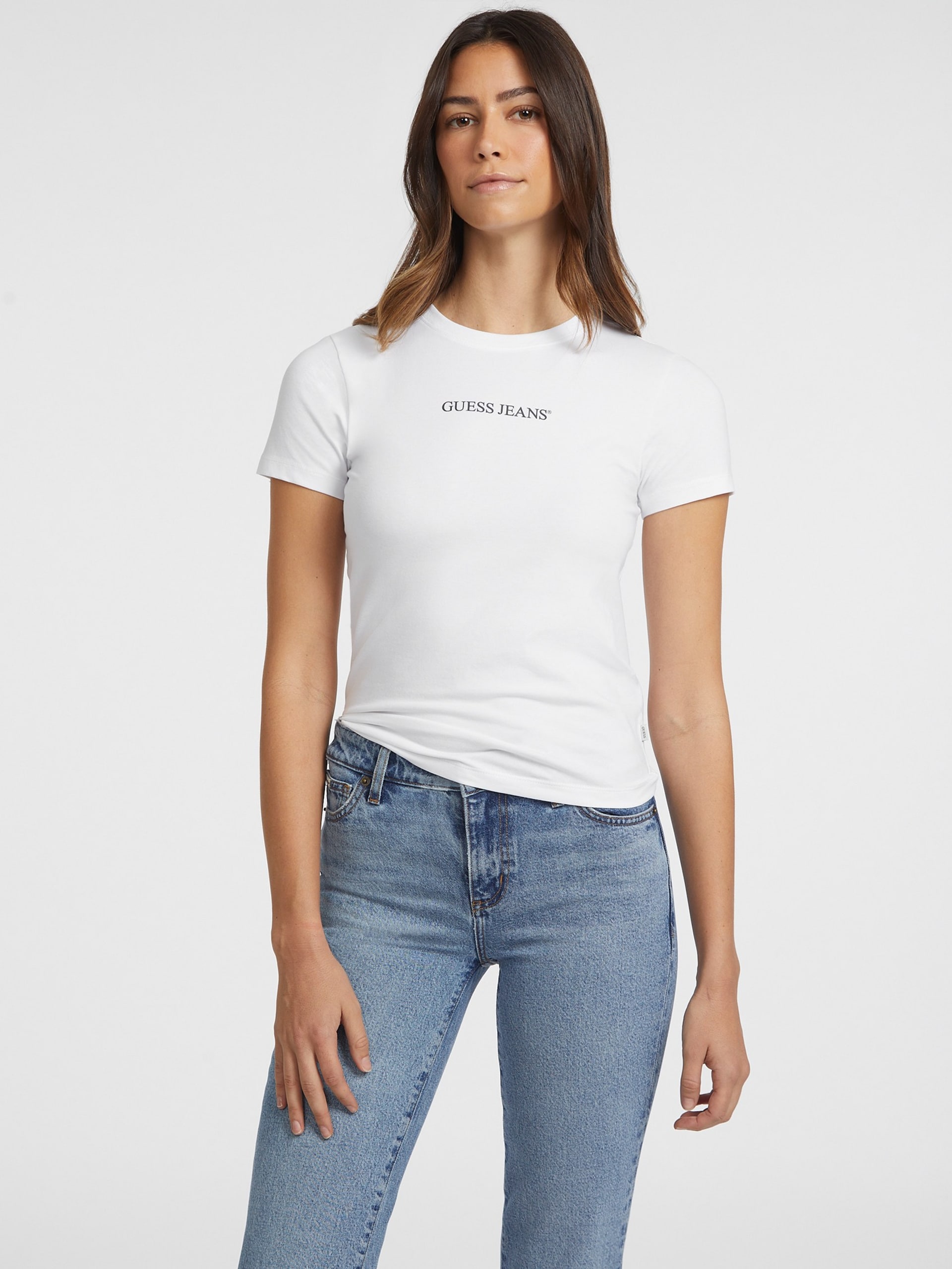Camiseta Slim com Logo