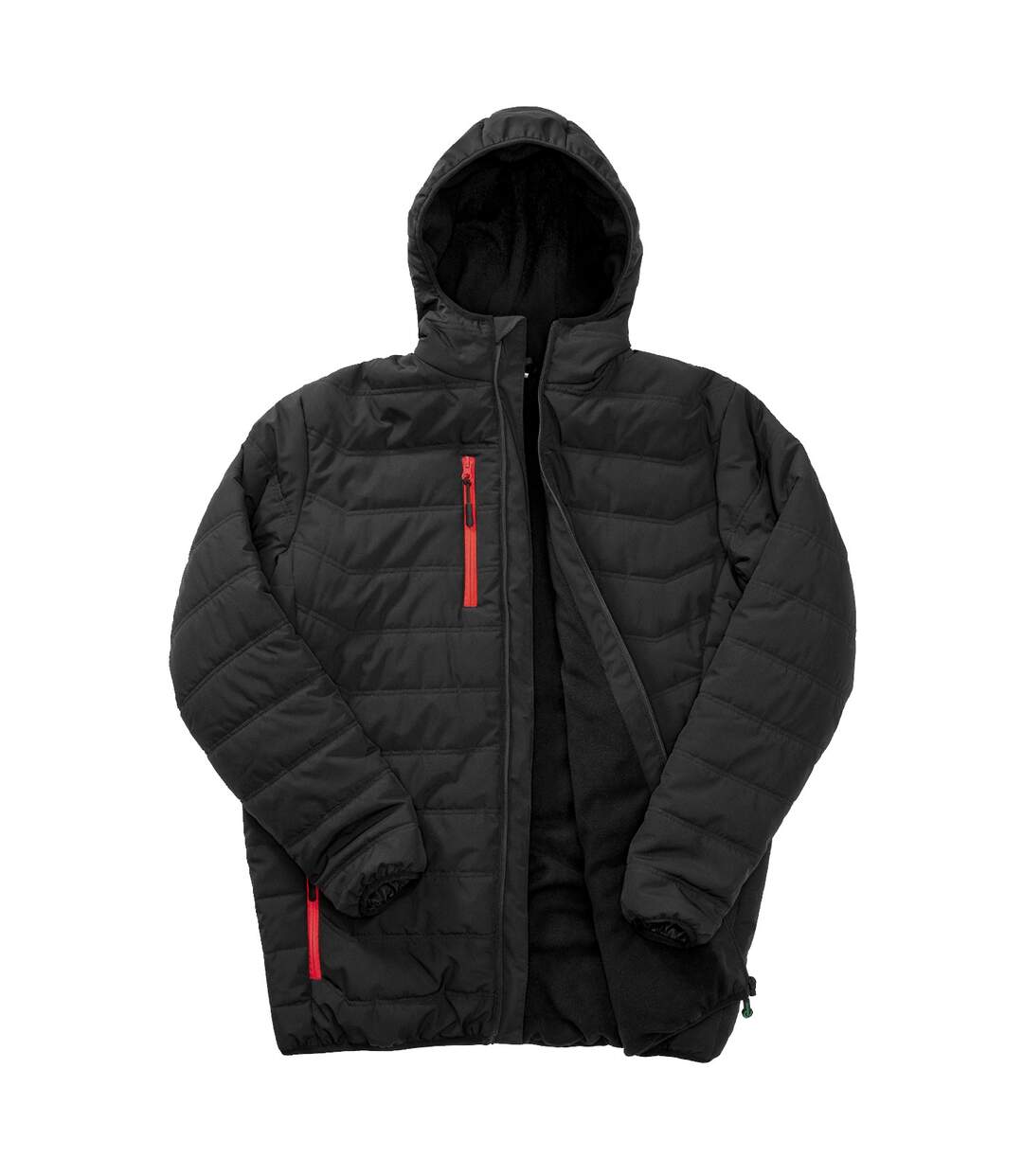 Result Genuine Recycled Veste matelassée Compass pour hommes (Noir/Rouge) - UTPC4629