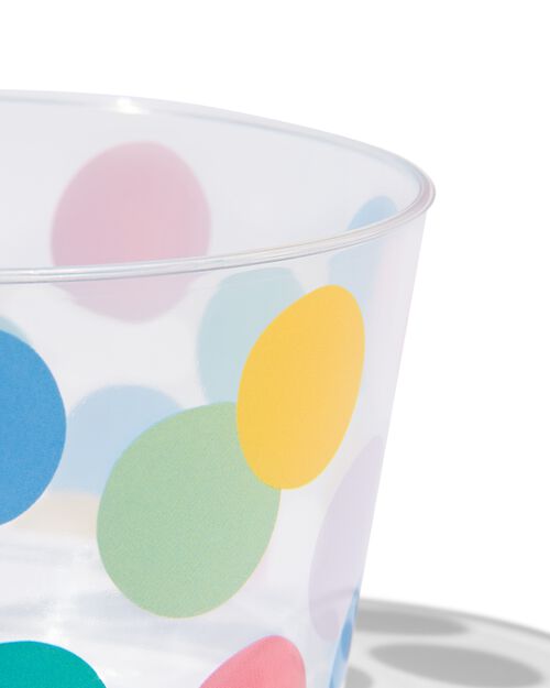 4 coupelles réutilisables Ø11cm confetti