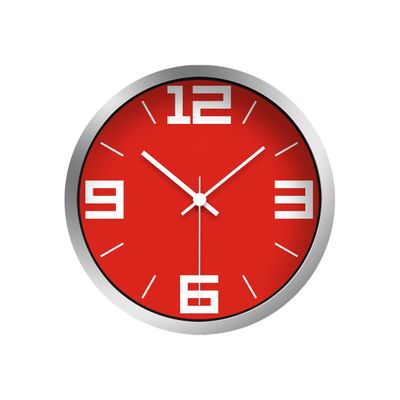 OfficePro Iris - Horloge - quartz - 30 cm - rouge