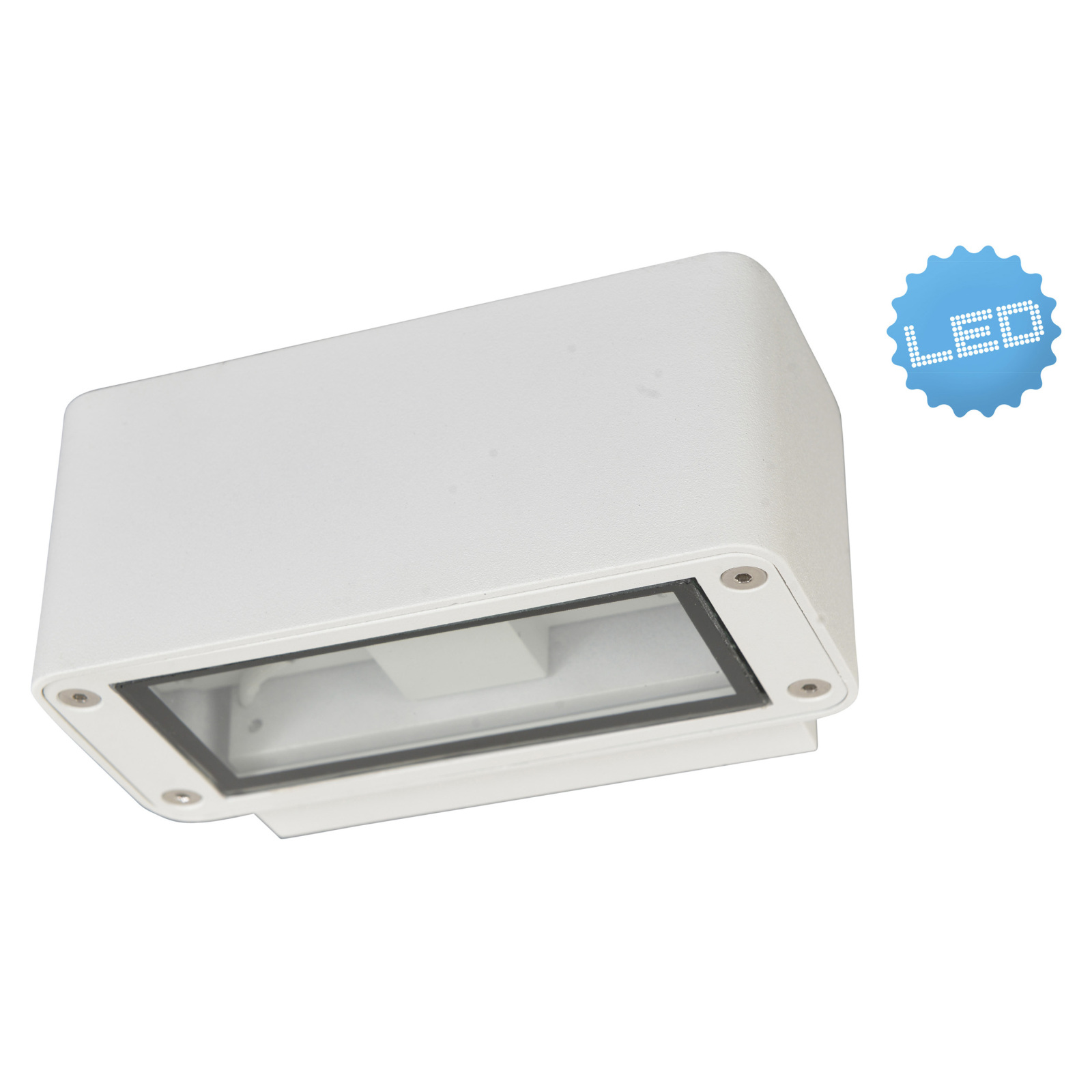 LED-Außenwandleuchte ALVENA - weiß - 15 cm