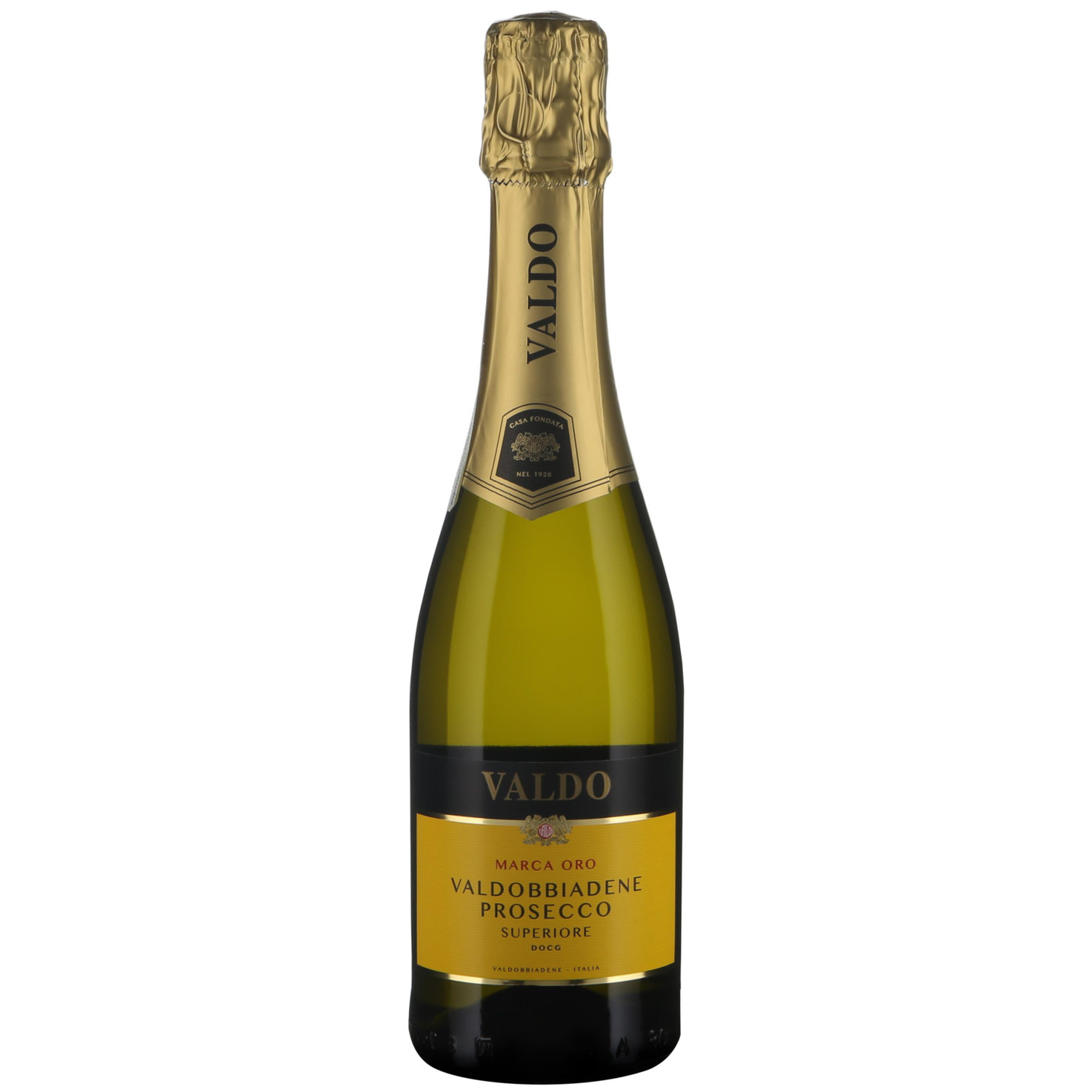 Prosecco Superiore di Valdobbiadene DOCG Marca Oro Valdo, extra dry -37.5cl