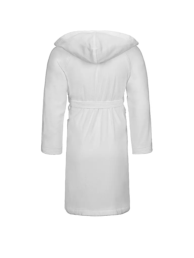 VOSSEN Unisex Bademantel TEXAS Weiss weiss