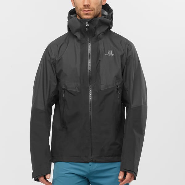 Veste randonnée SALOMON OUTLINE GTX HYBRID JKT M BLACK