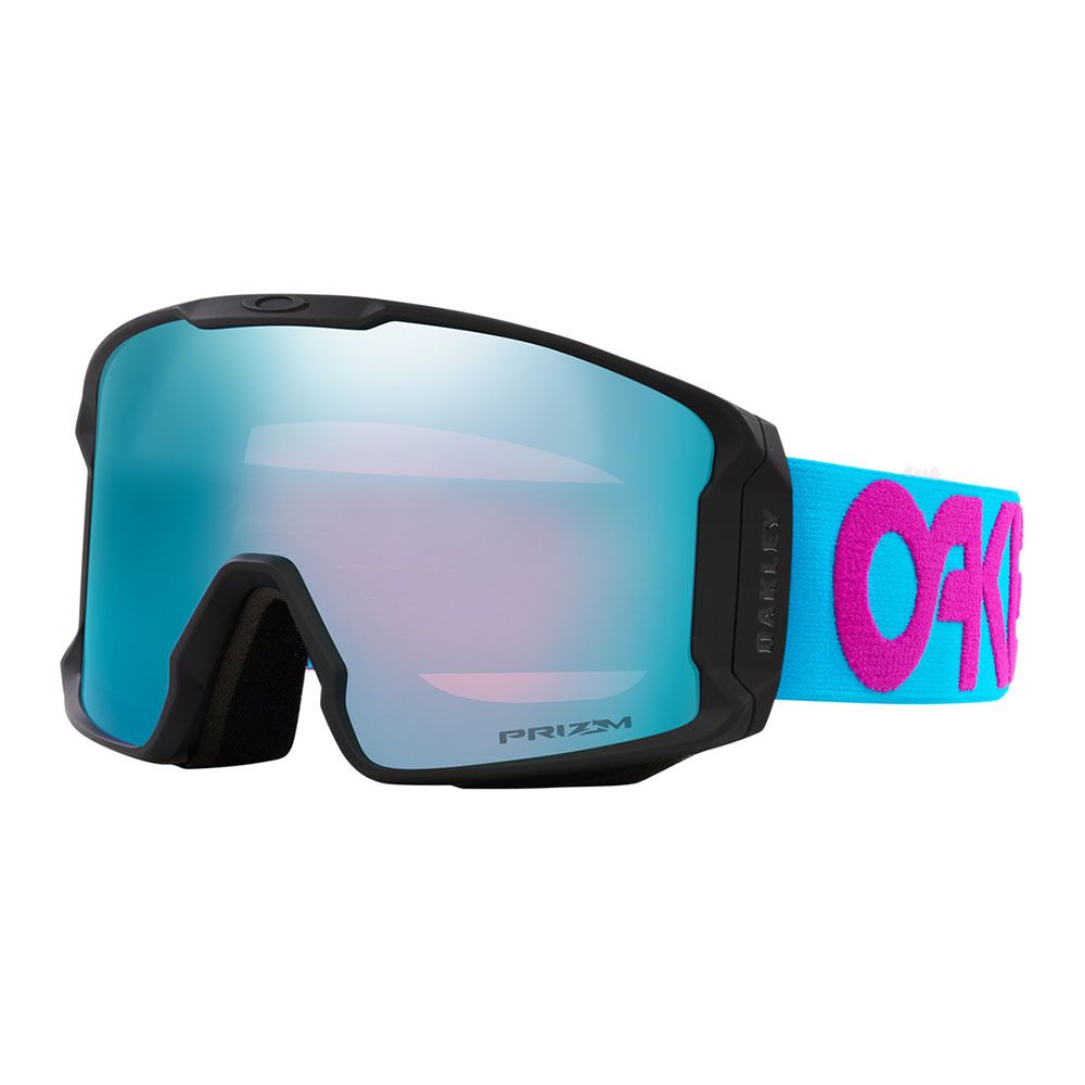 Oakley LINE MINER L - Masque ski b1b purple blue/prizm sapphire iridium