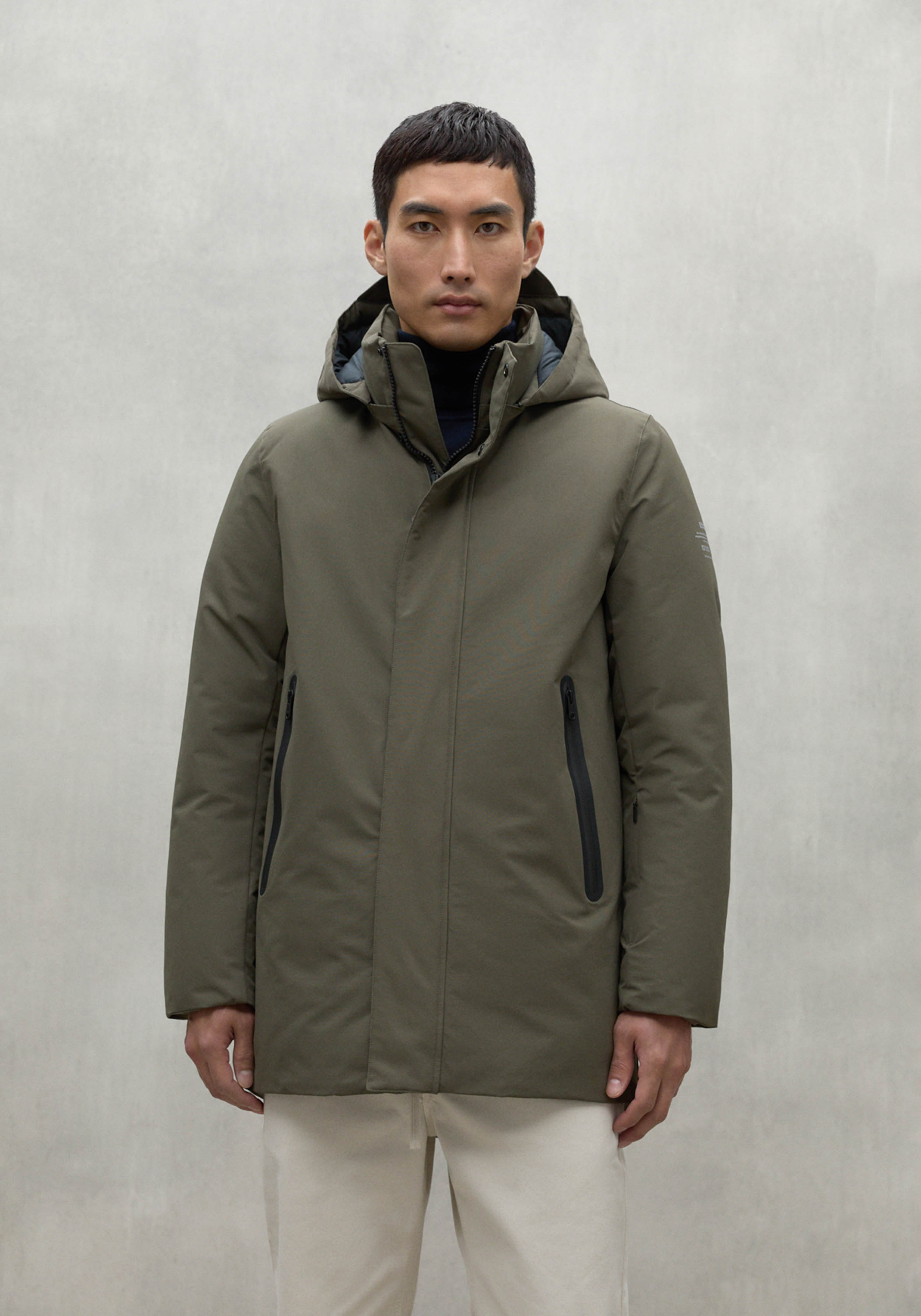 Ecoalf Parka Parko Dark Olive