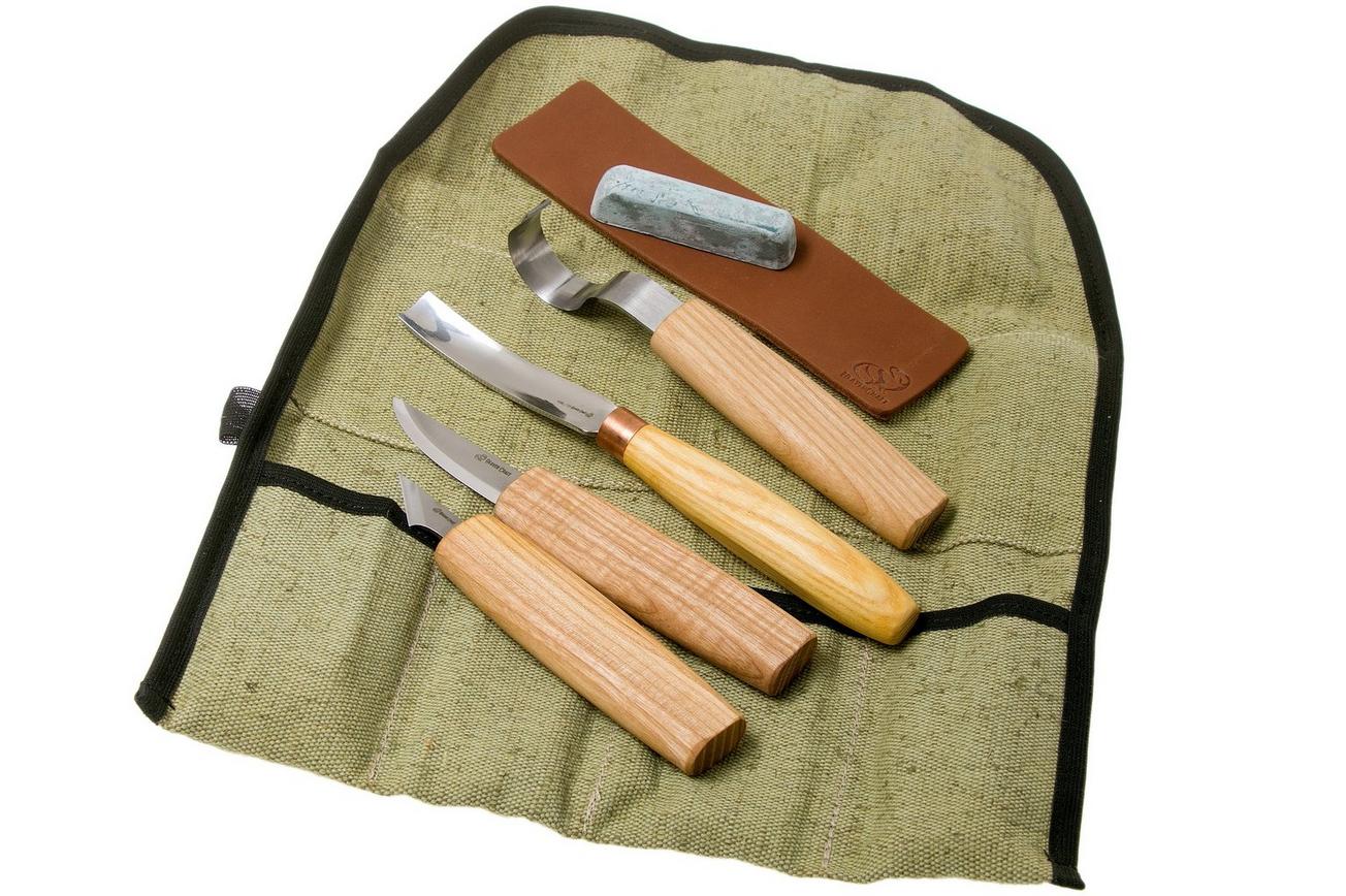 BeaverCraft Spoon Wood Carving Set S49 met geometrisch houtsnijmes