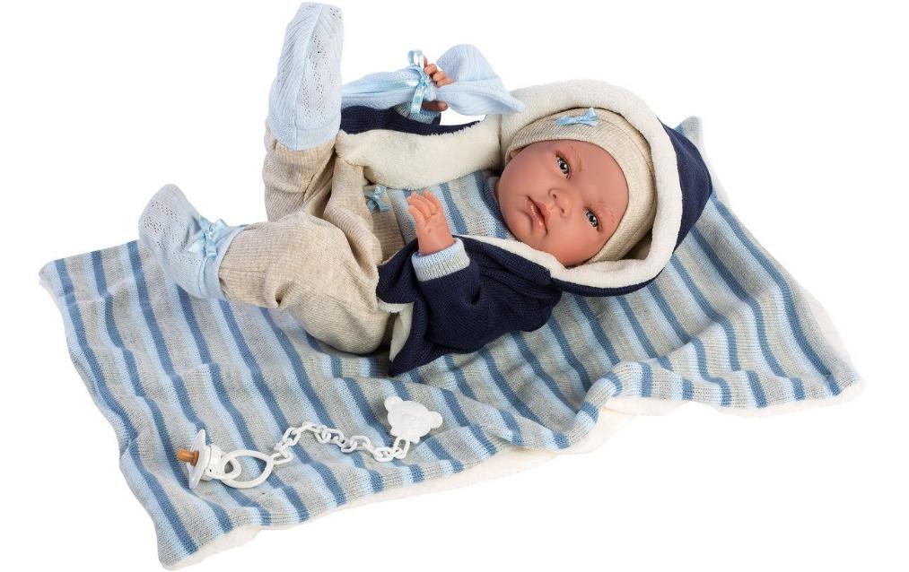 Babypuppe Nico 40 cm<br>New Born Puppe aus zartem Vinyl