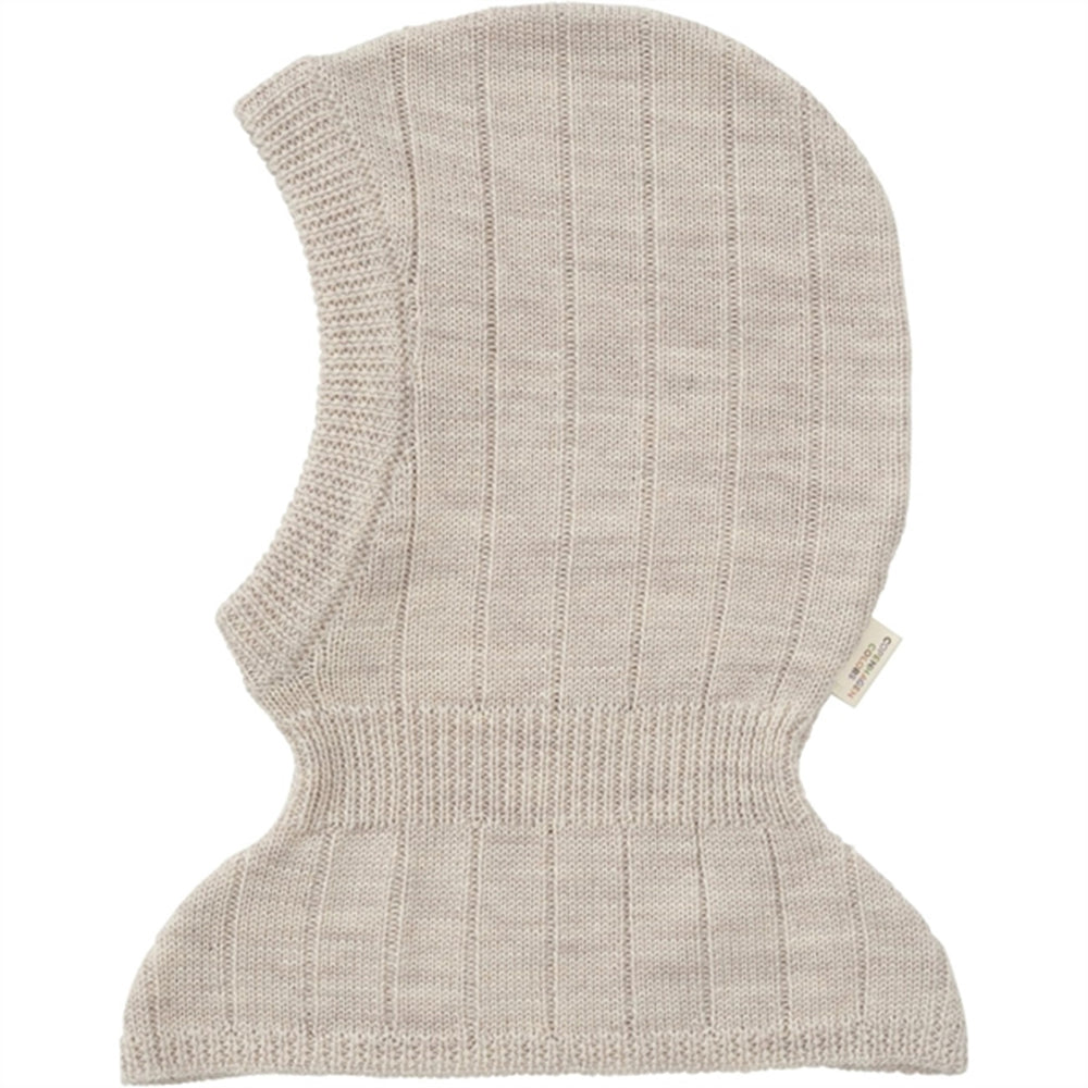 Pale Cream Melange Elefanthue Merino Uld