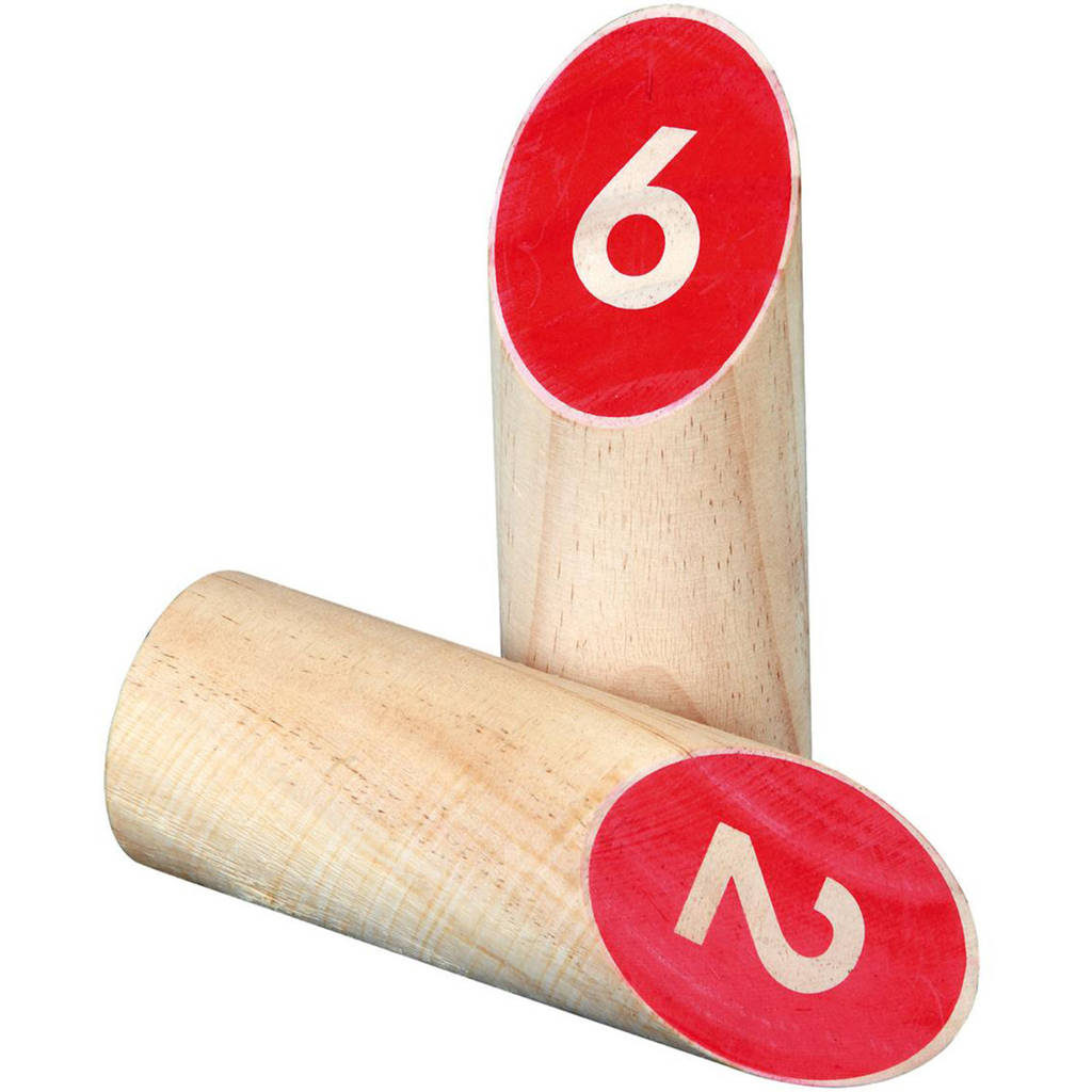 Kubb met nummers