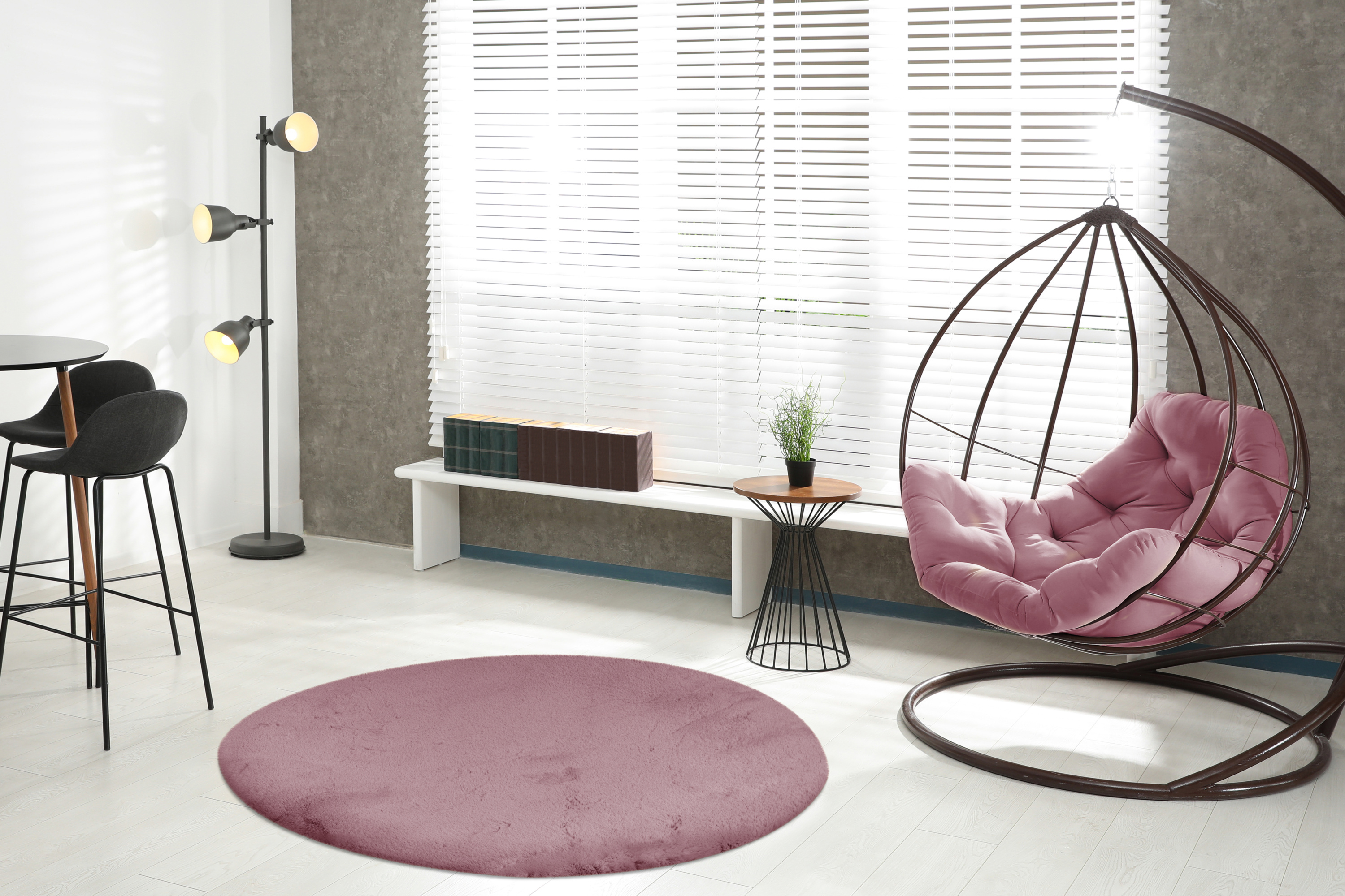 Teppich RABBIT LIGHT 120 cm rund