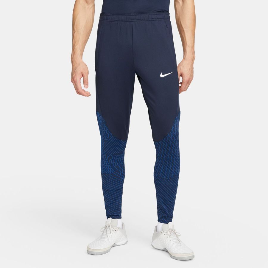 Nike Bas de Survêtement Dri-FIT Strike - Bleu Foncé/Bleu/Blanc