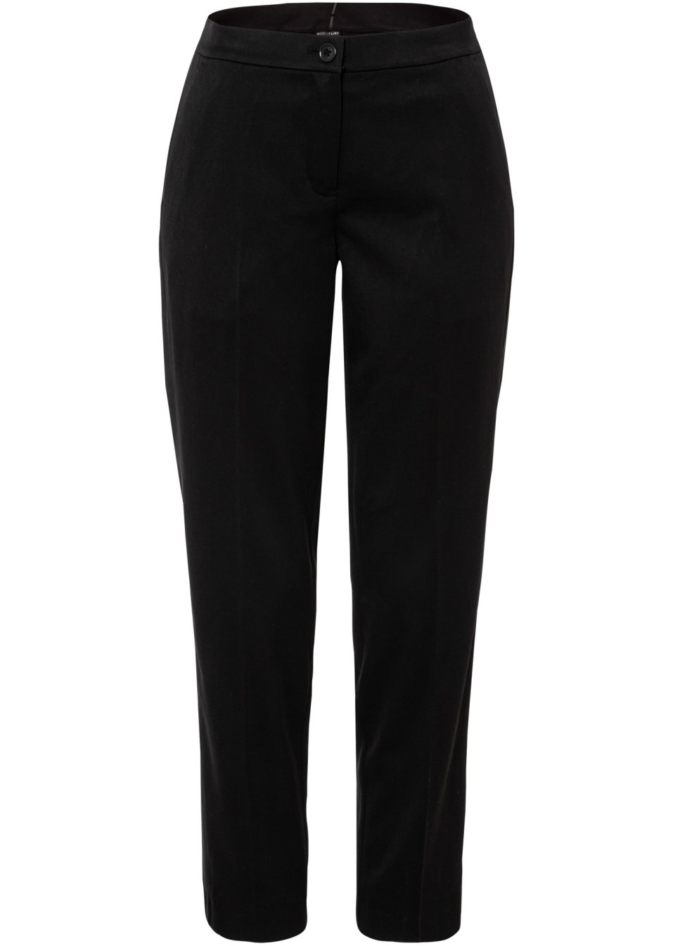 Pantalon avec empiècement en satin
