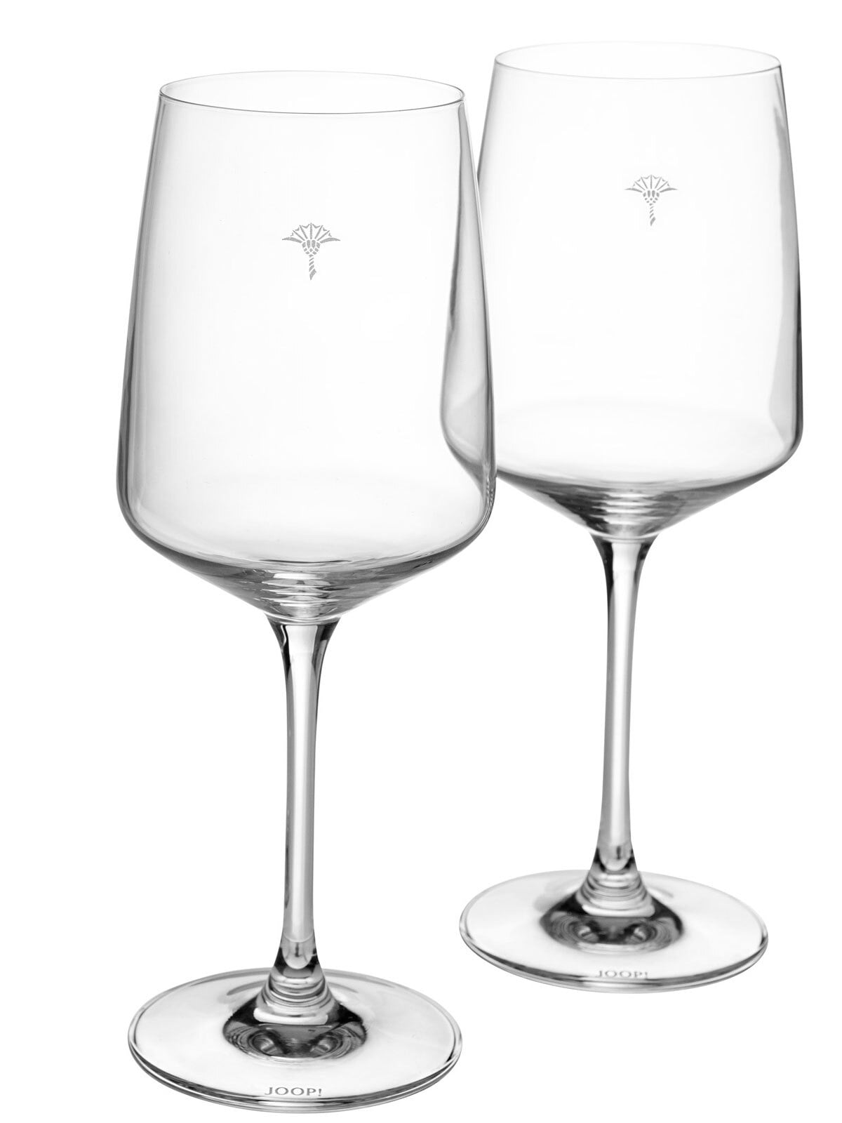 JOOP! Weißweinglas SINGLE CORNFLOWER 2er Set - je 400 ml