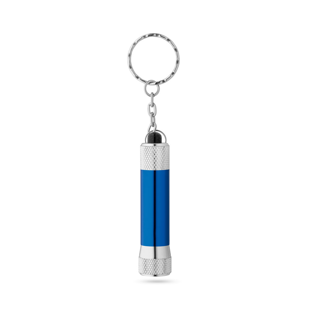 hi!dea 93141 - Porte-clés en aluminium avec lampe de poche 3 LED