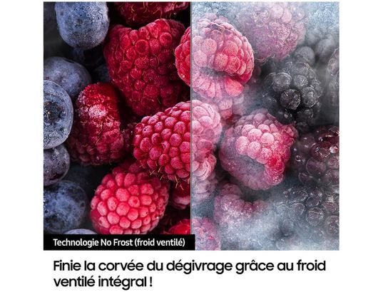 SAMSUNG - Réfrigérateur congélateur bas RB38C672ESA