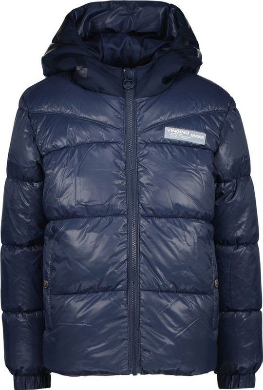 Vingino - TIDO - Jas - Blauw - Katoen - Met Lange Mouwen En Capuchon