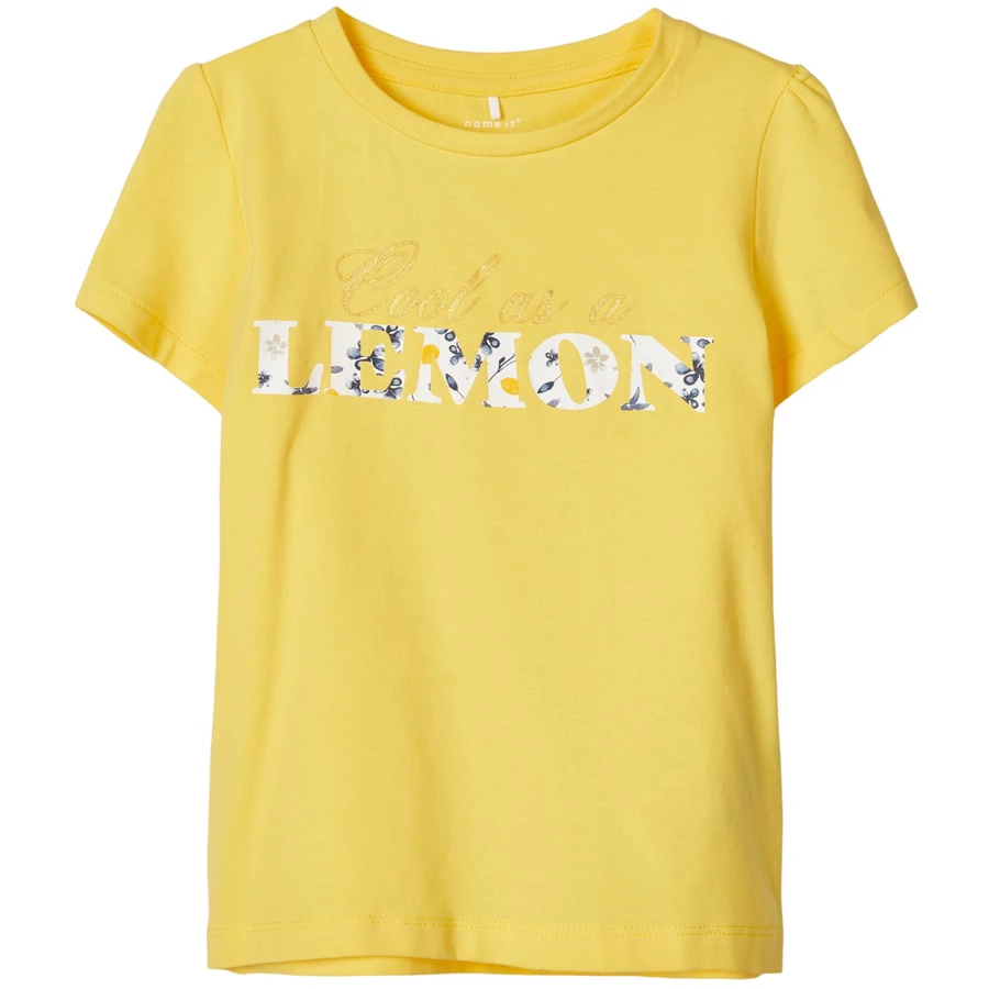 name it Girls T-Shirt Nmfdagne aspen gold