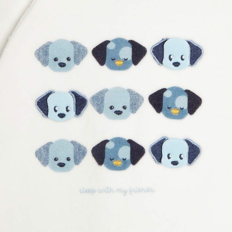 Pyjama lapin rayé jaune bébé garçon