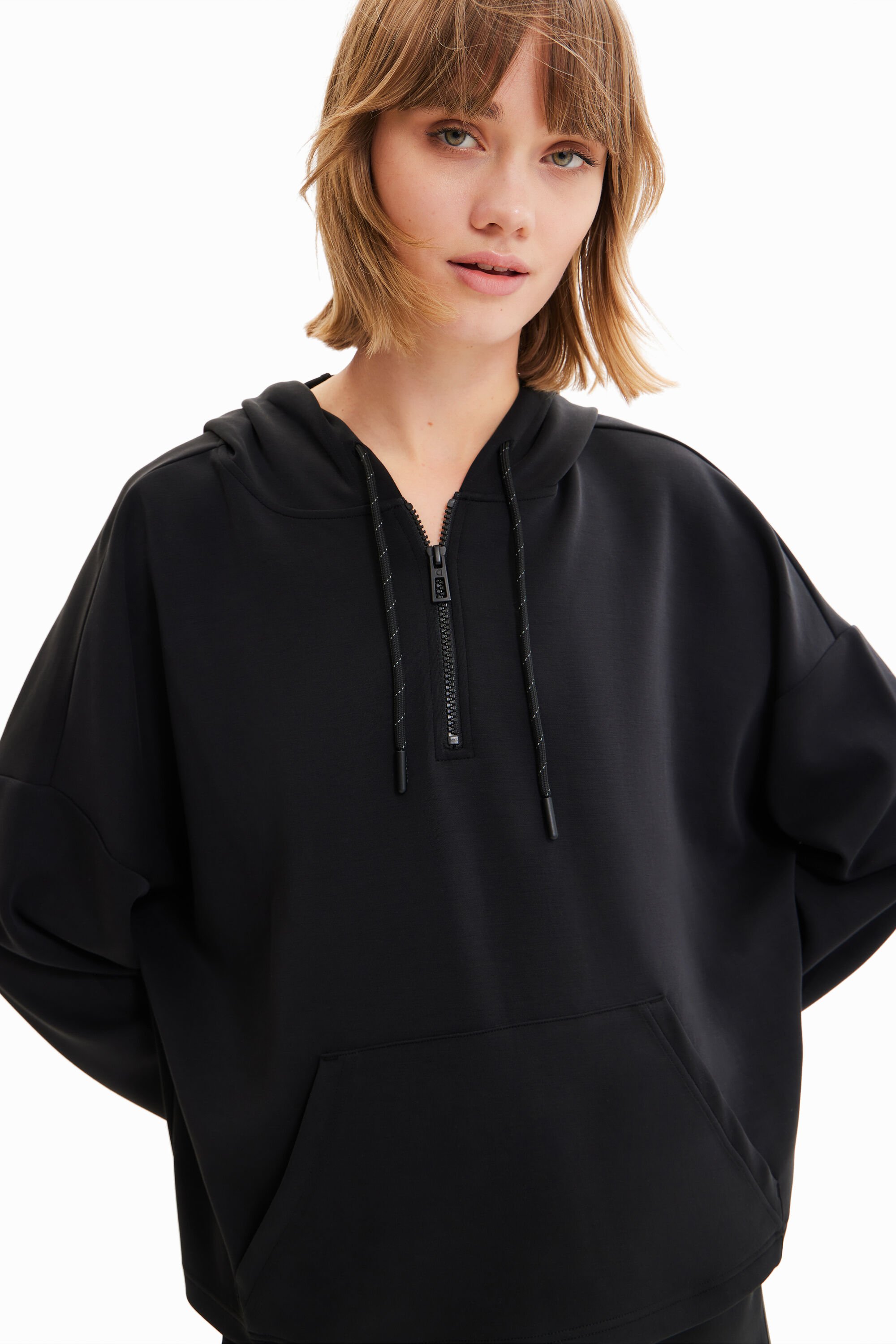Sweat-shirt oversize doux