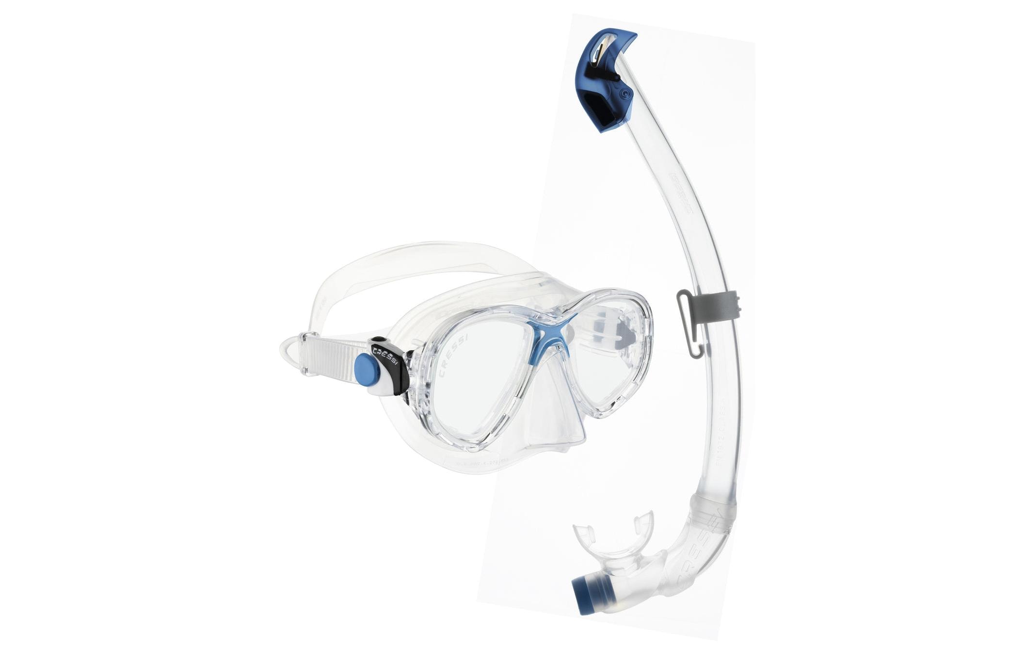 Marea Junior + Seal Dry Schnorchel Combo Klar/AzurSchnorchel-Set
