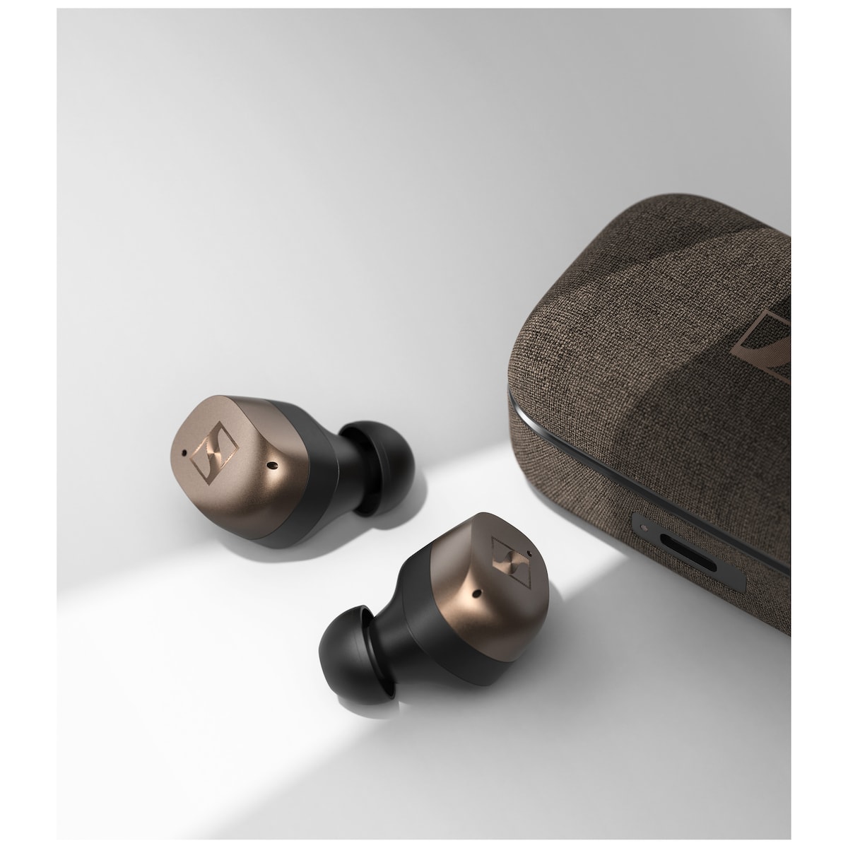 Sennheiser Momentum 4 helt trådløse in-ear hodetelefoner (sort kobber)