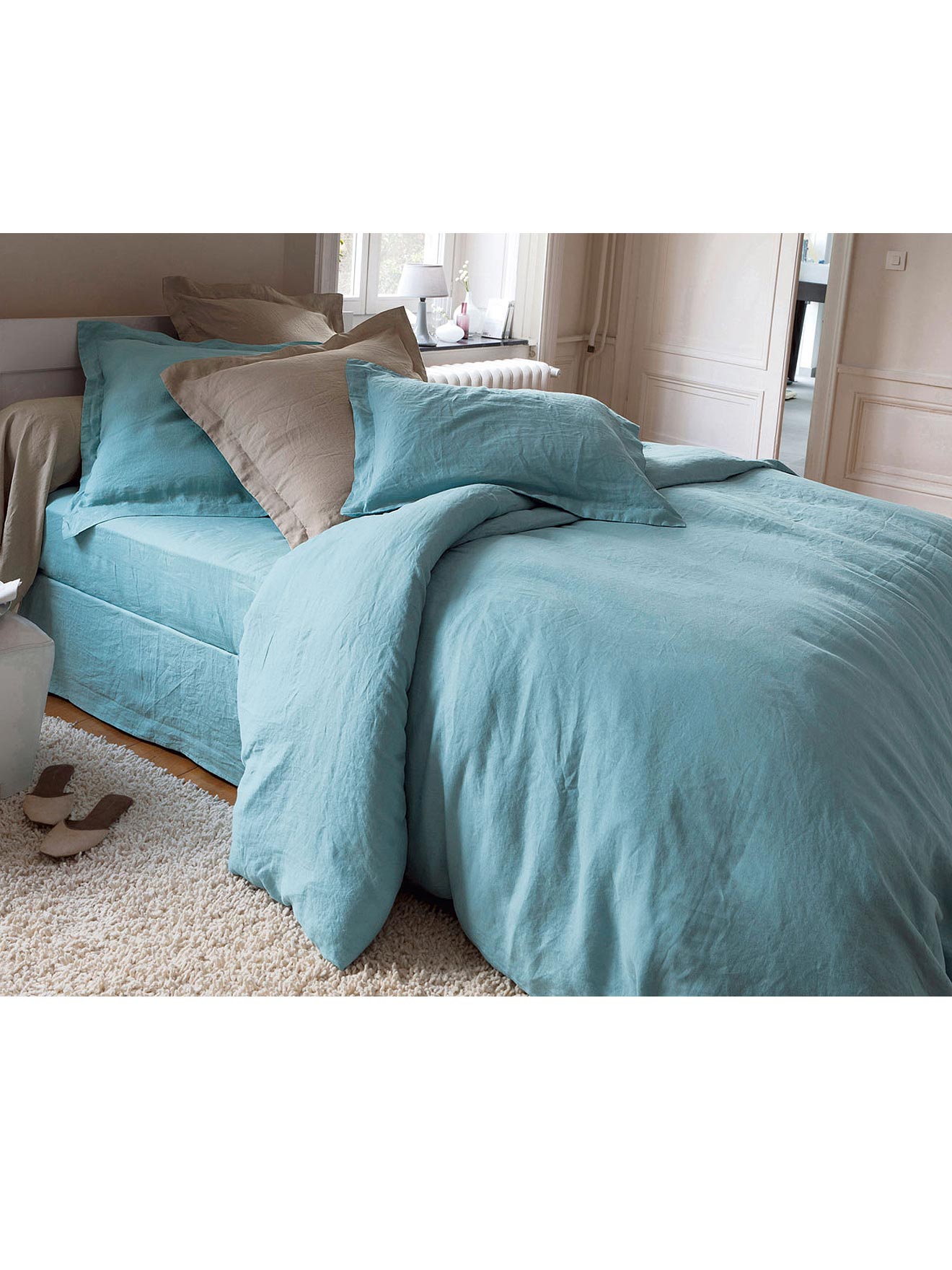 Drap plat lin