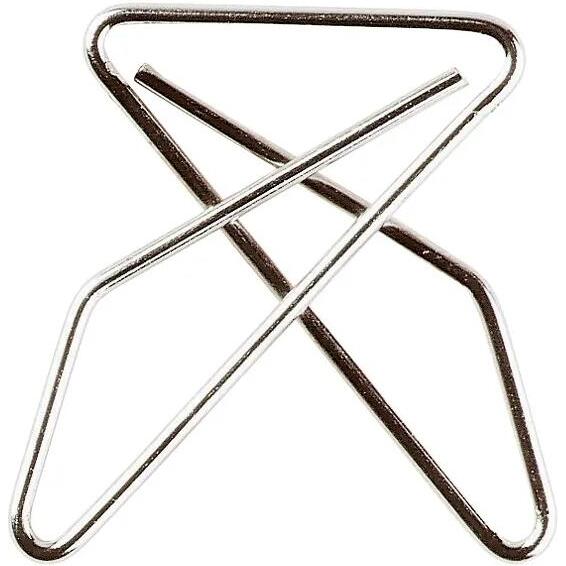 Boîte de 100 attaches croisées 30x40mm - Argent