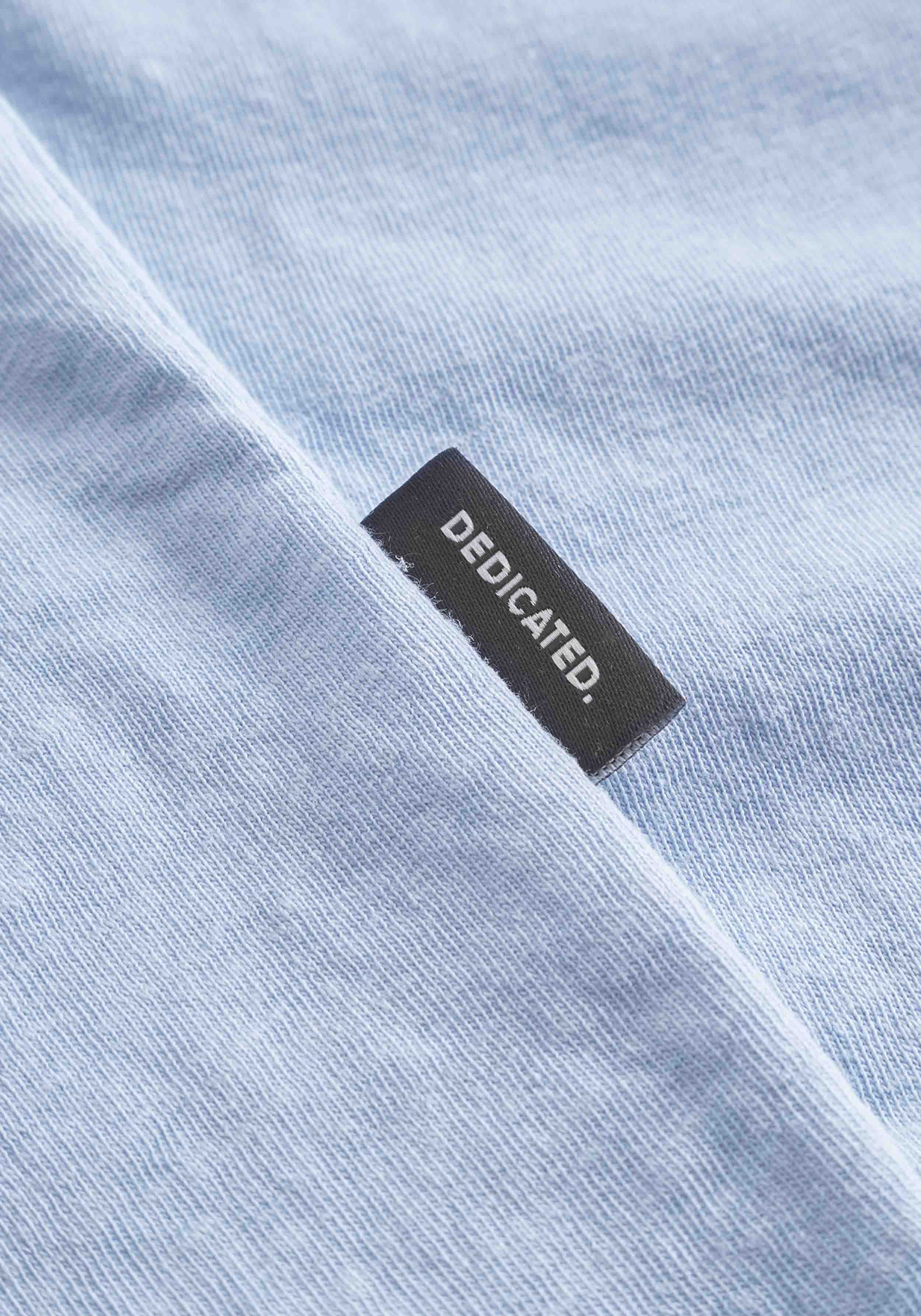 Dedicated T-Shirt Stockholm Hemp Skyway Blue