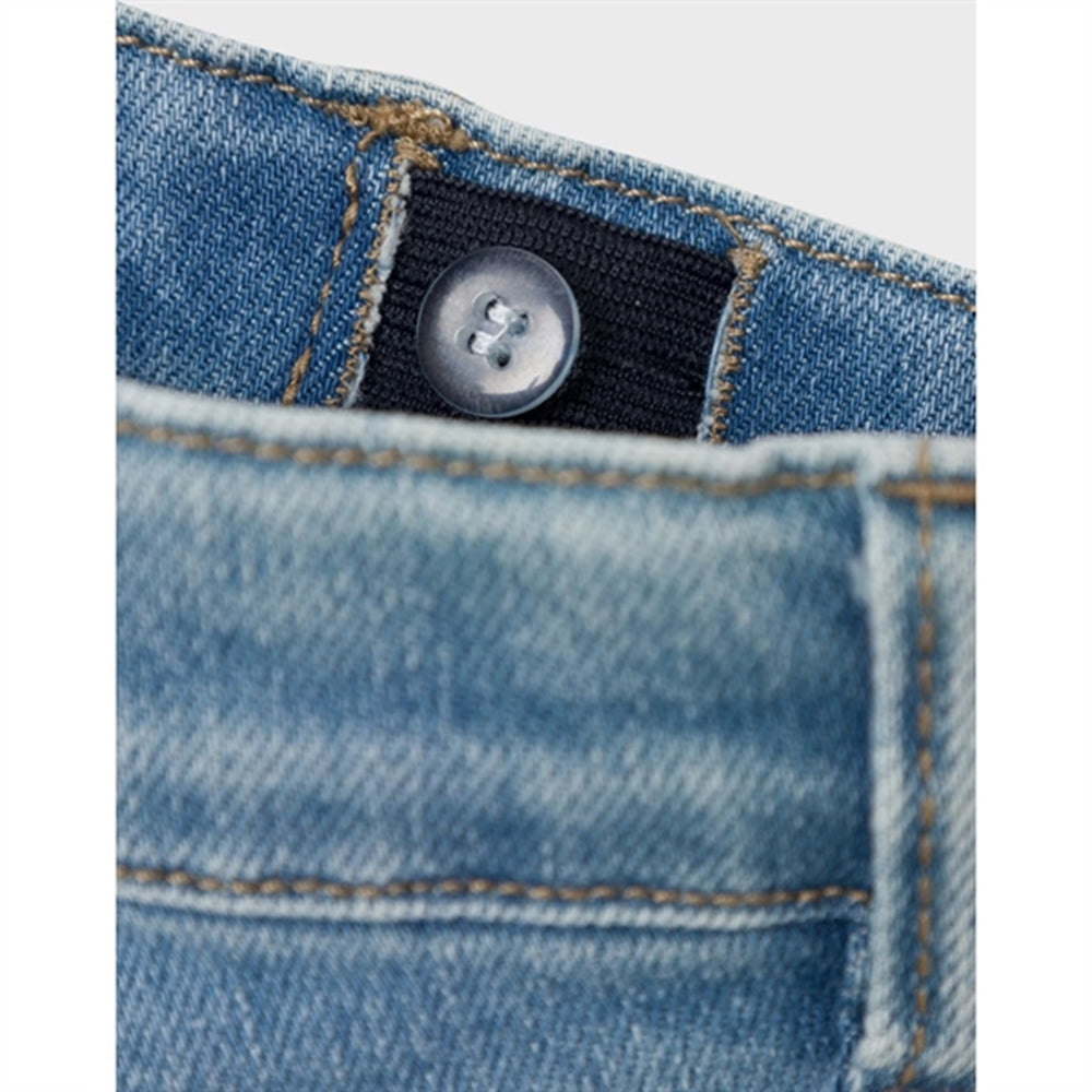 Medium Blue Denim Salli Slim Bootcut Jeans