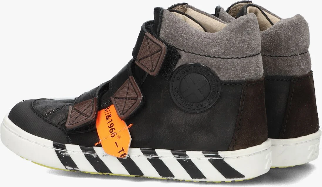 SHOESME zwarte shoesme hoge sneaker ur21w043