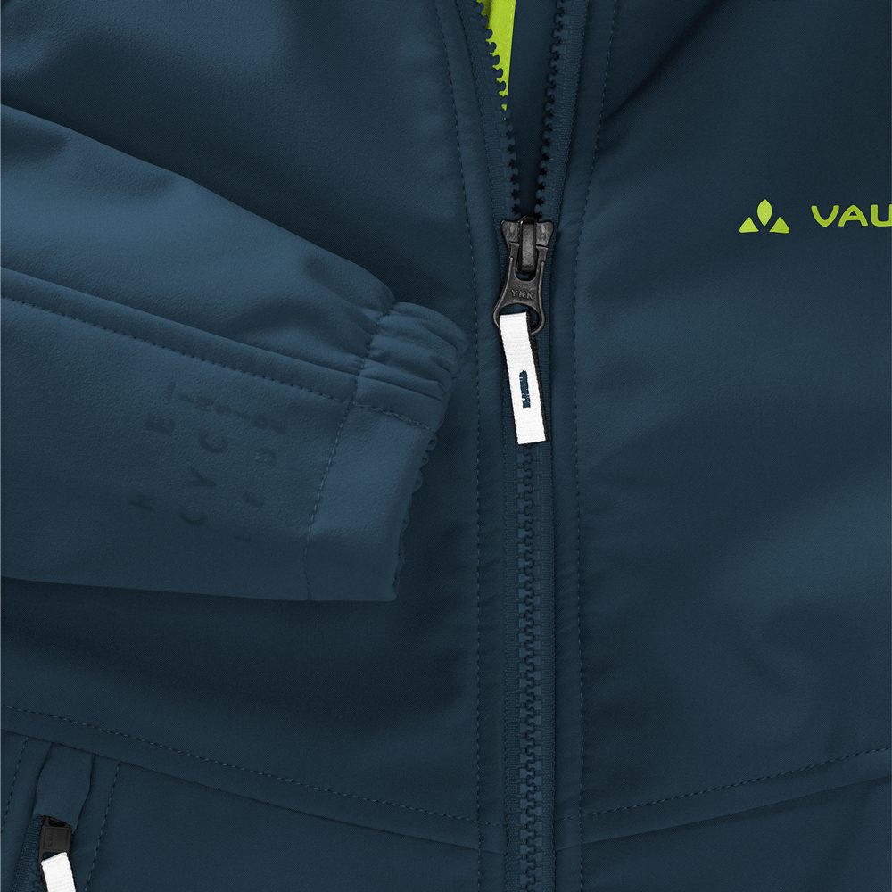 VAUDE Rondane IV Softshelljacke Kinder dark sea