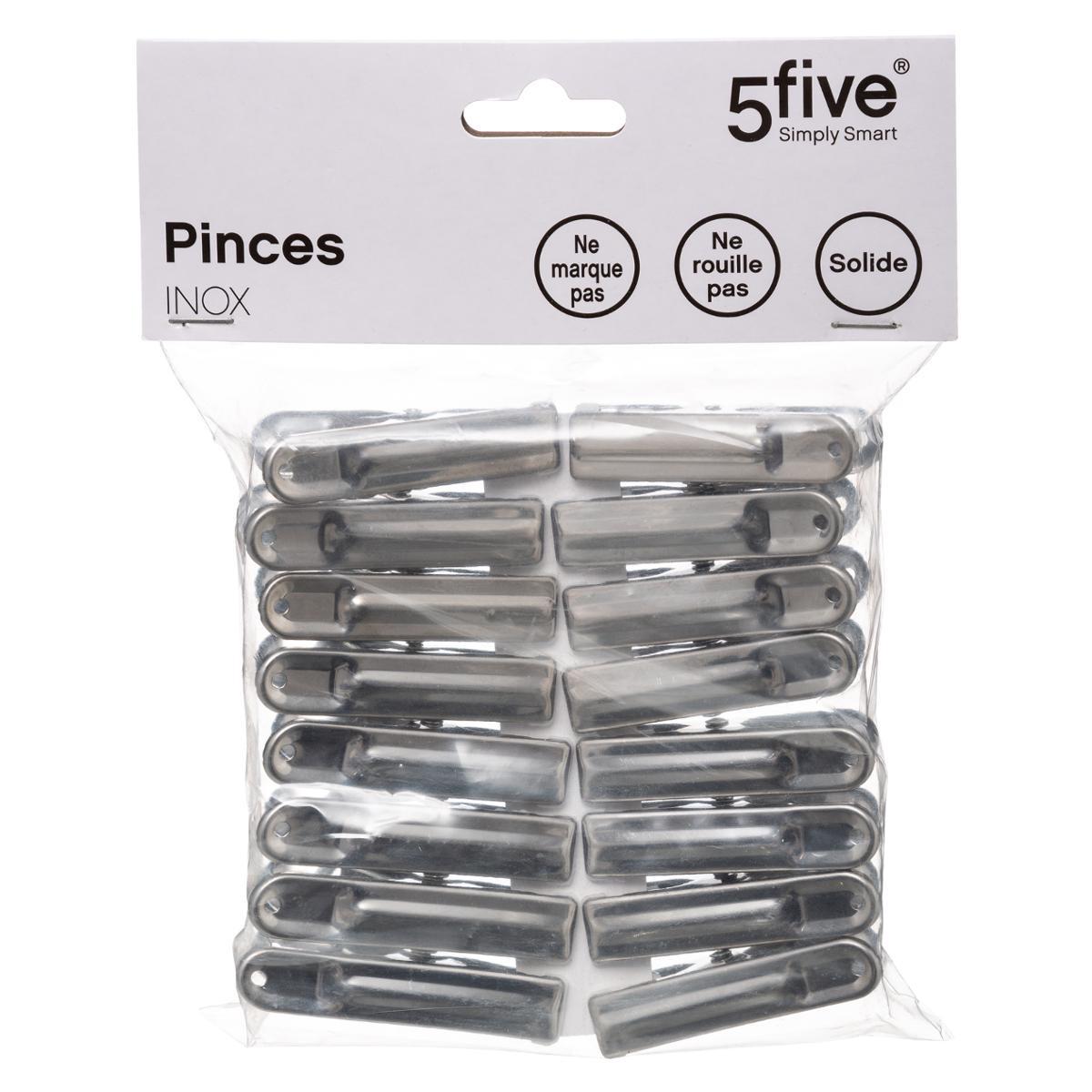 PINCE LINGE INOX X16PIECES