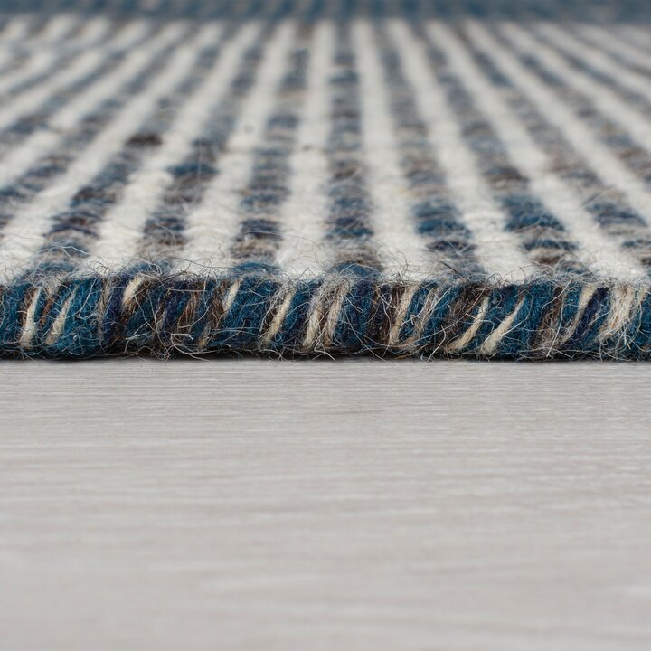 Wollen loper - Indiro Blauw/Grijs