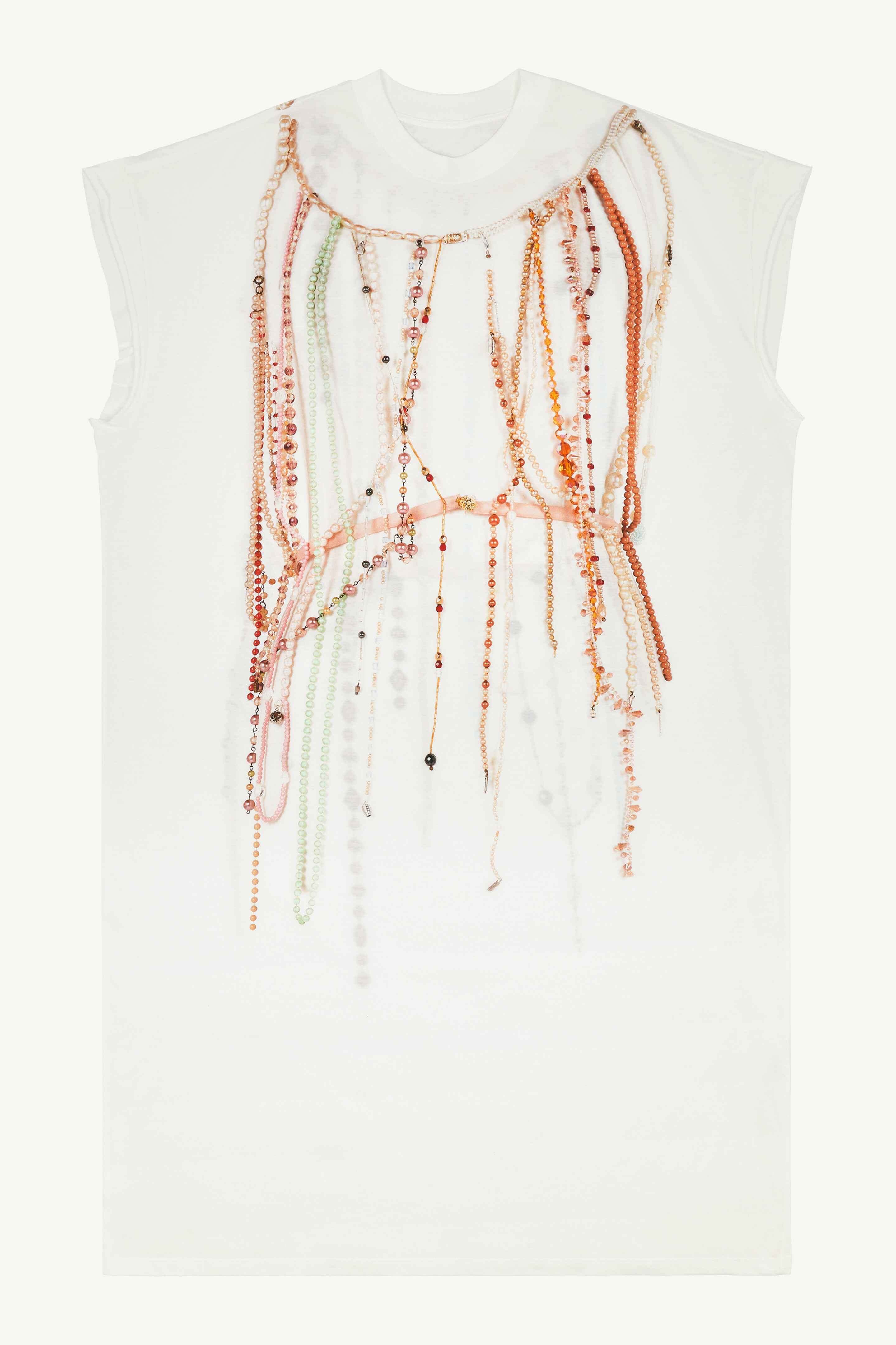 Robe en jersey à perles