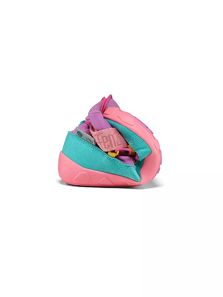 AFFENZAHN Kinder Winterstiefel  VEGAN SNOWY Eule lila
