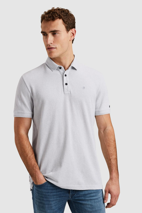 Cast Iron witte heren polo