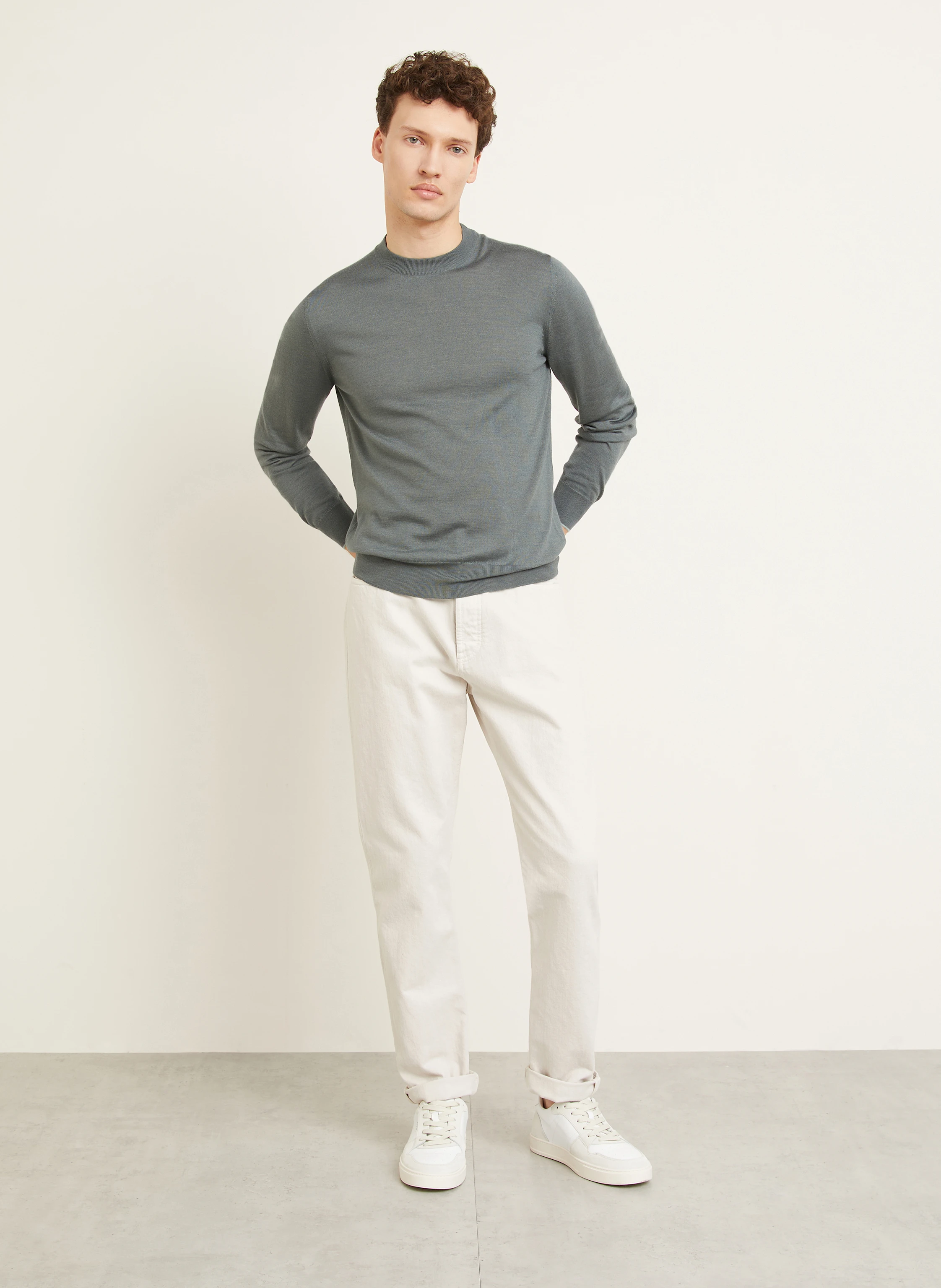 FIORONI Cashmere-Pullover mit Seide