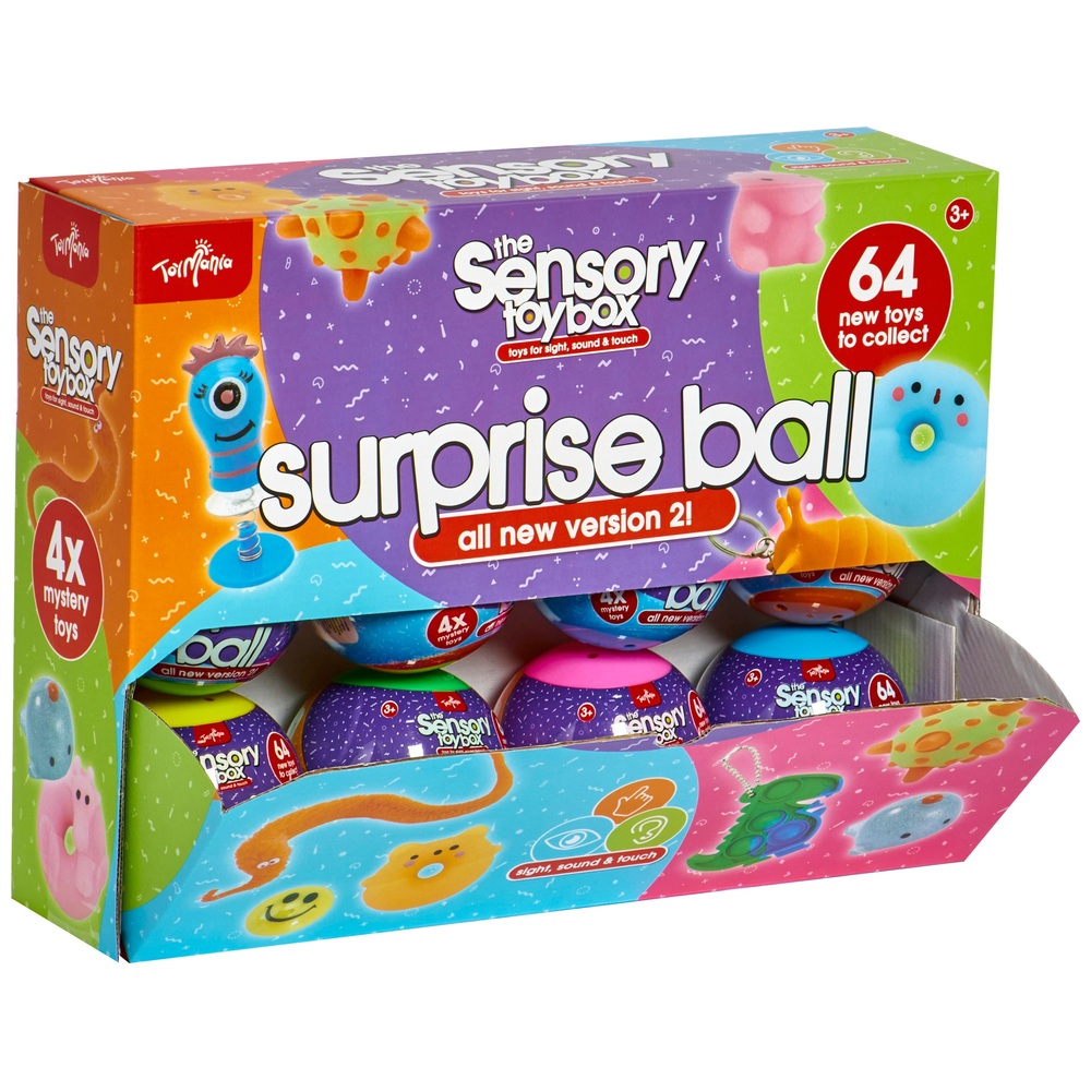 Toy Mania Die sensorische Spielzeugbox Überraschungsball Version 2 Sortiment