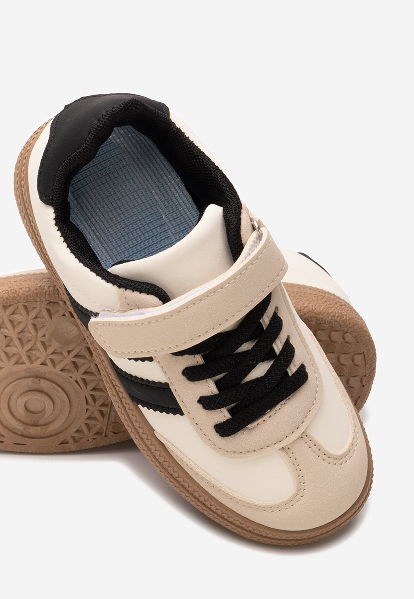Baskets pour garçons beige Gabin