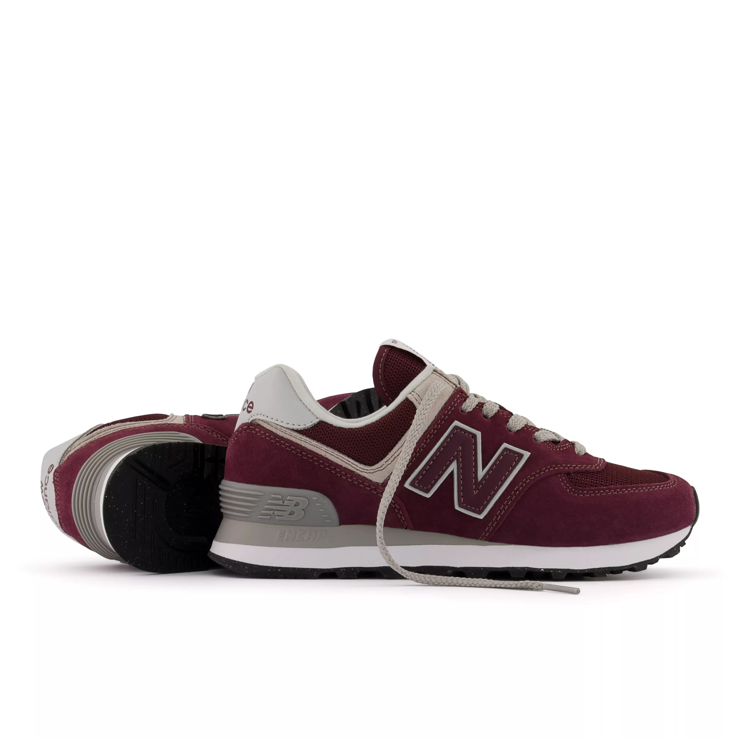 574 Core Burgundy with White