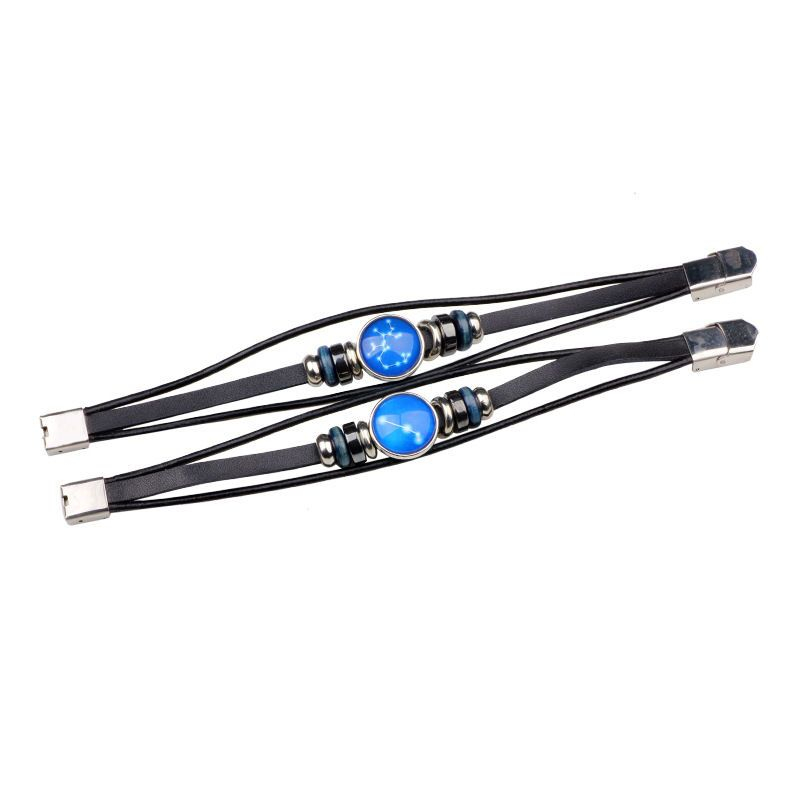 KINNO - Zodiac Echte Leren Armband
