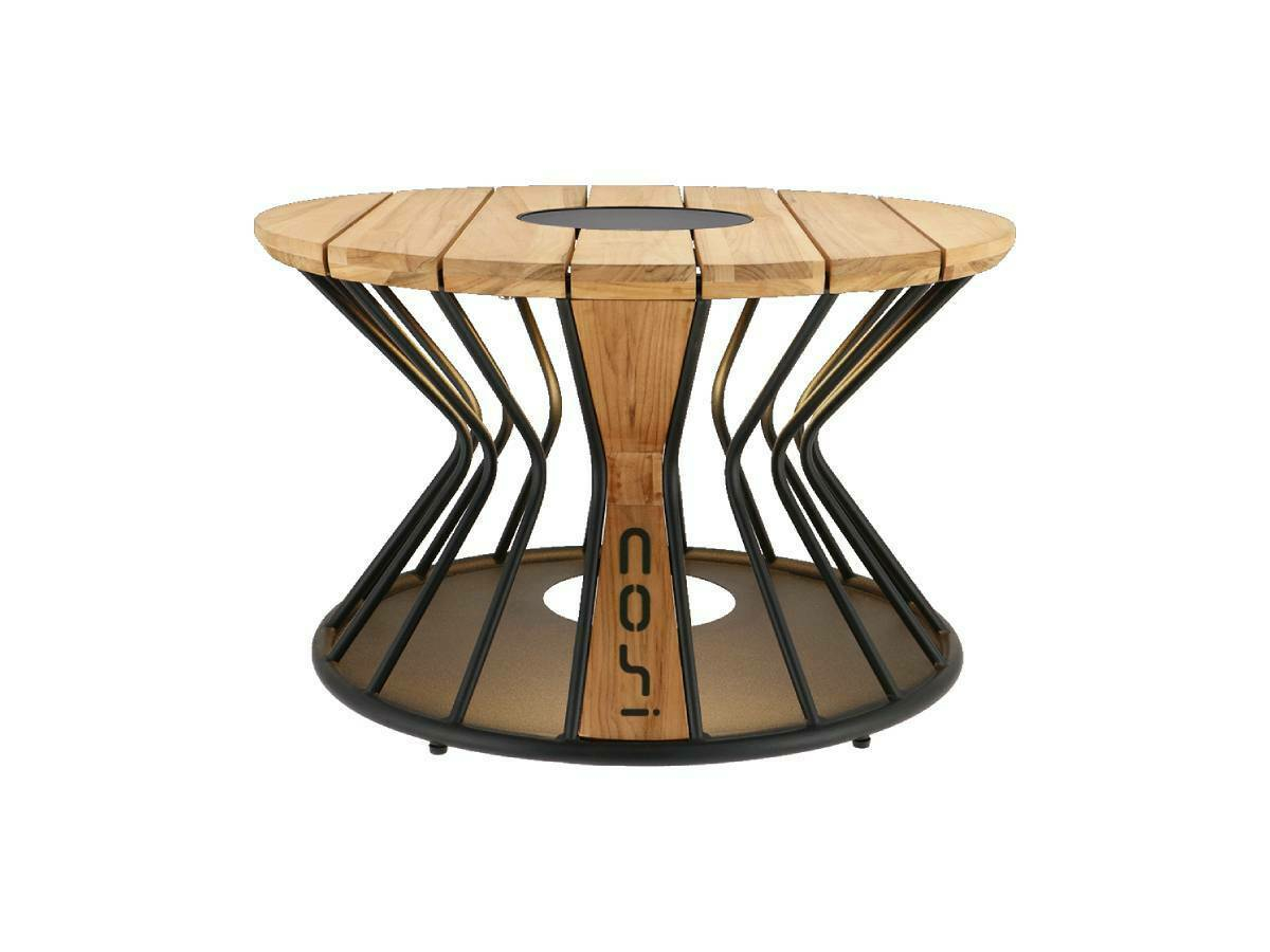 Cosi Fires Cosilumia Ø 70 cm verlichte loungetafel - Teak