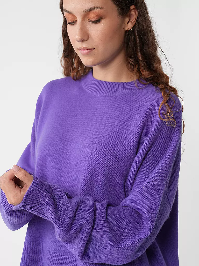 DAVIDA Kaschmirpullover lila