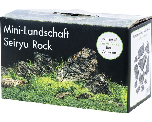Aquariumdecoratieset minilandschap voor 80 l aquarium