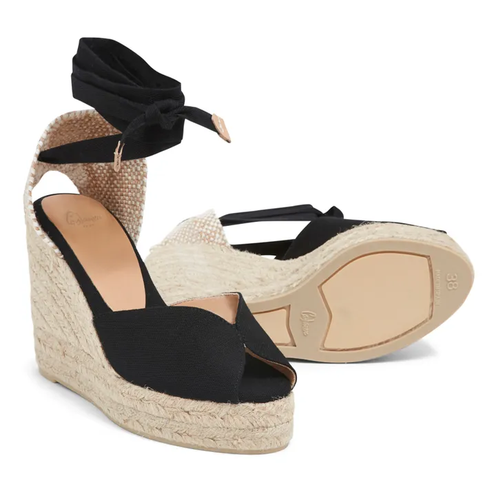 Castaner Espadrilles Bilina 8 cm | Noir