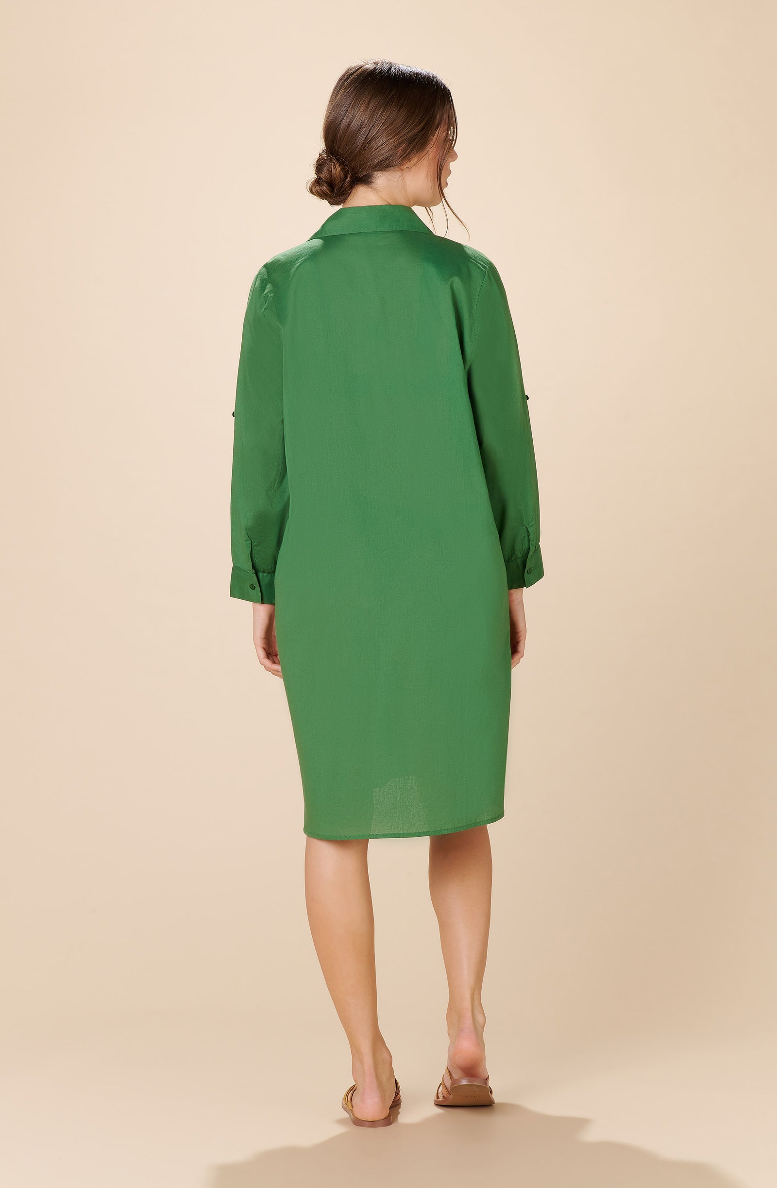cassandre Robe chemise vert olive Vert olive