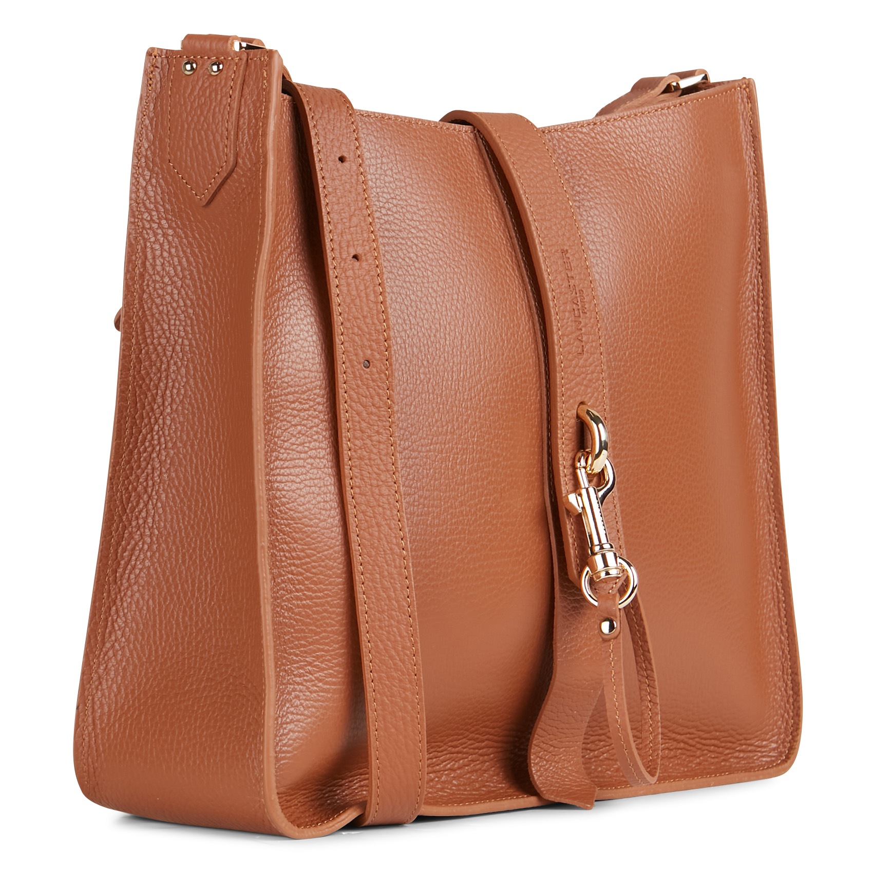 Grand sac trotteur en cuir| Marron