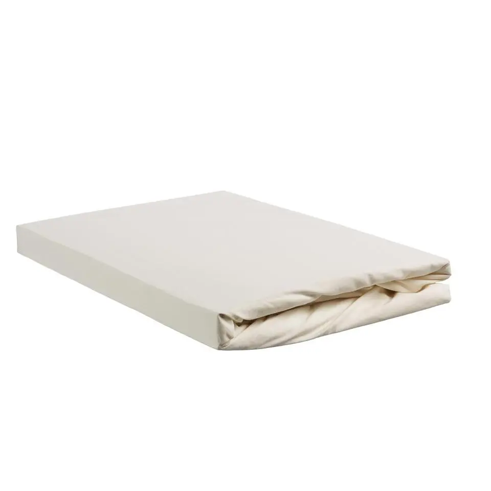 Ambiante Katoen - Topper Hoeslaken - 200x200 - Gebroken wit