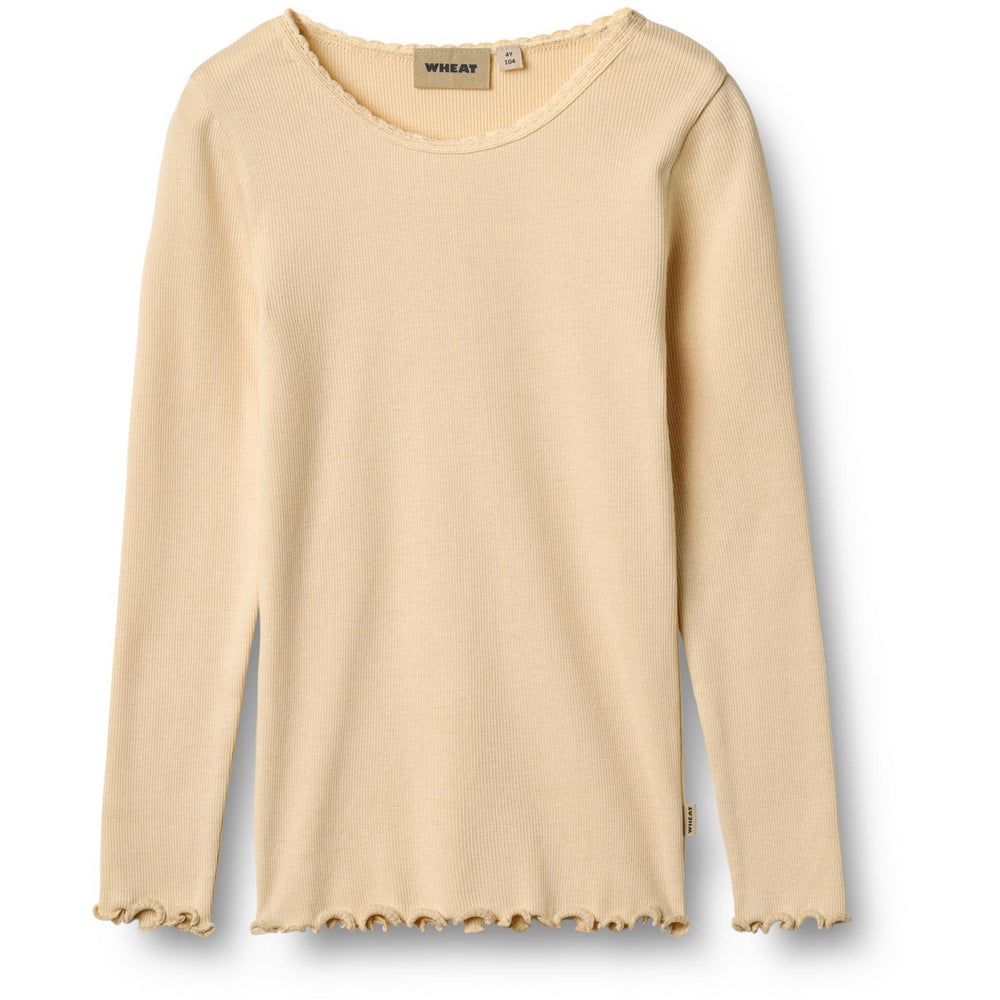 Køb Wheat Macadamia Rib Bluse L/S Reese